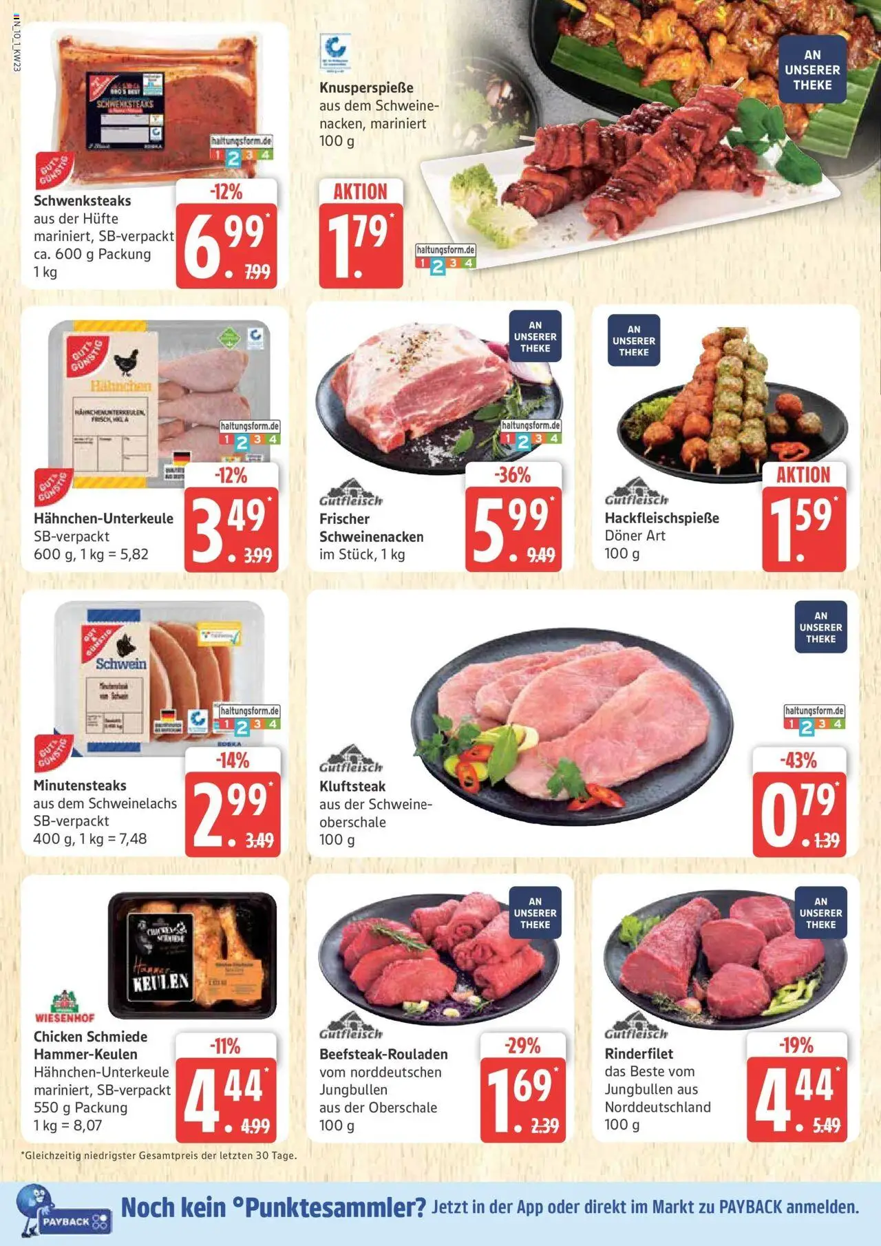 Marktkauf - Marktkauf: Wochenangebote - gültig ab dem 01.06.2025 | Seite: 10 | Produkte: Theke, Rinderfilet, Schweinenacken