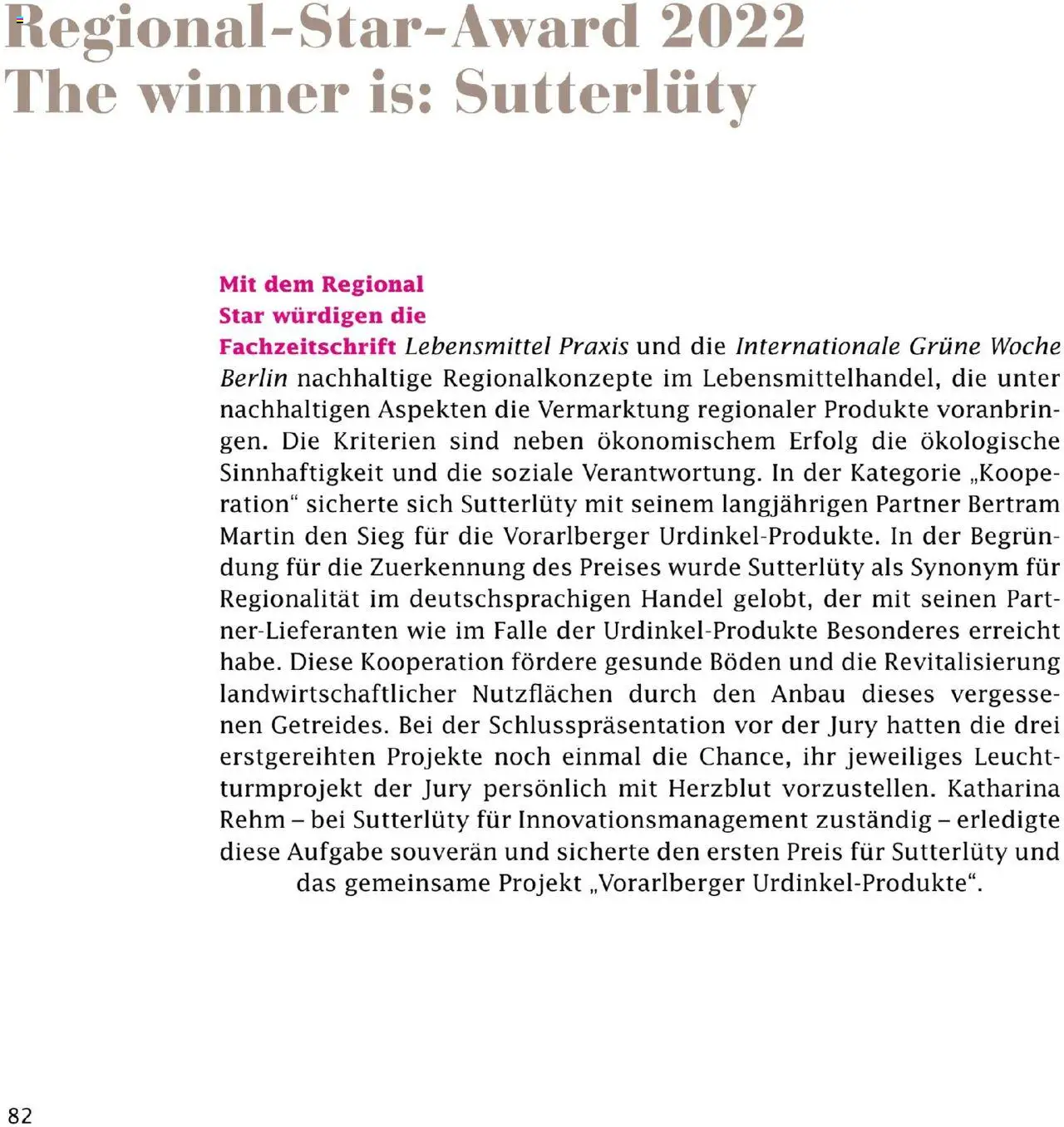 Sutterlüty Unsere Chronik gültig ab 01.08.2025 | Seite: 82 | Produkte: Libacomb
