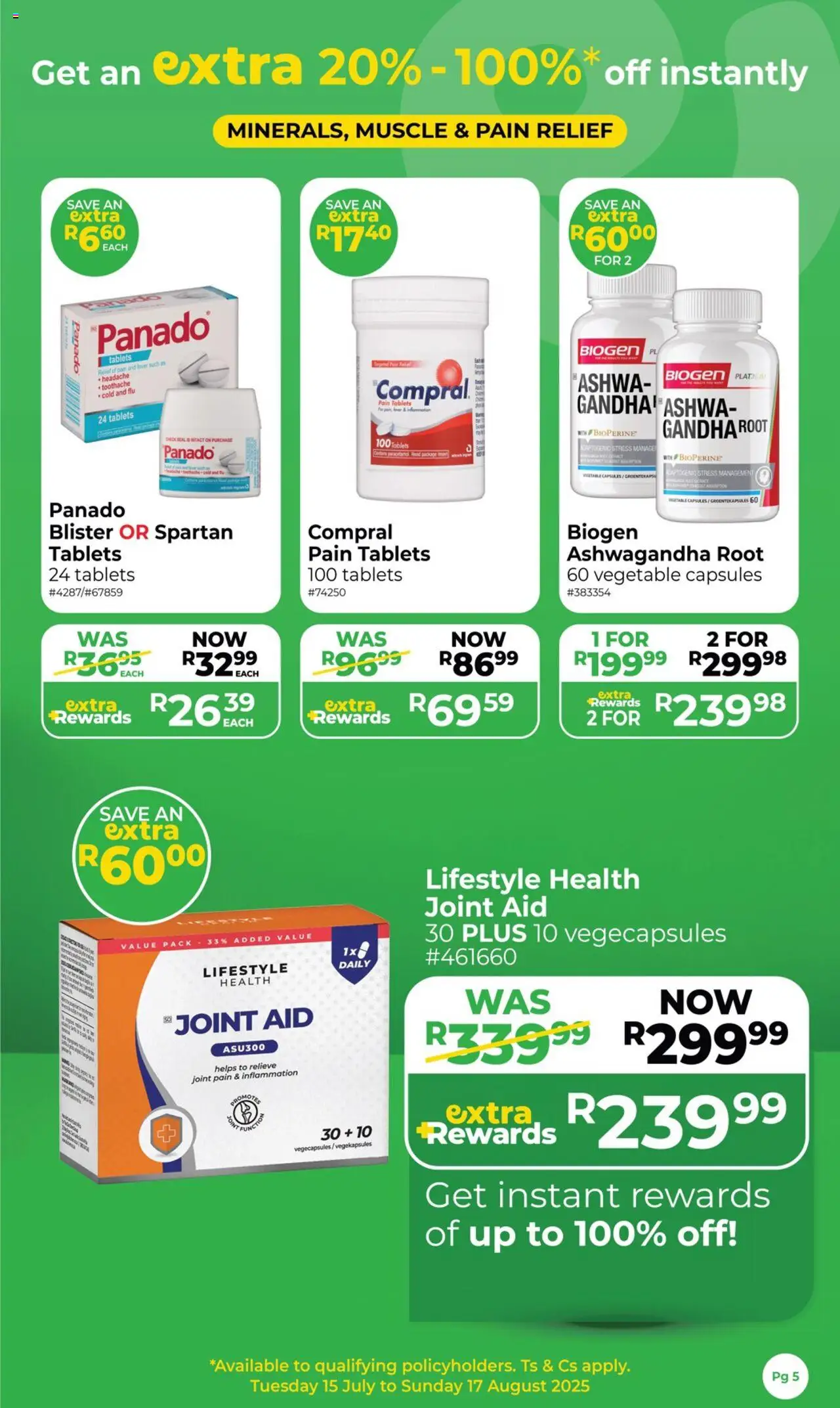 New Dis-Chem catalogue – valid from 15.07.2025 | Page: 5