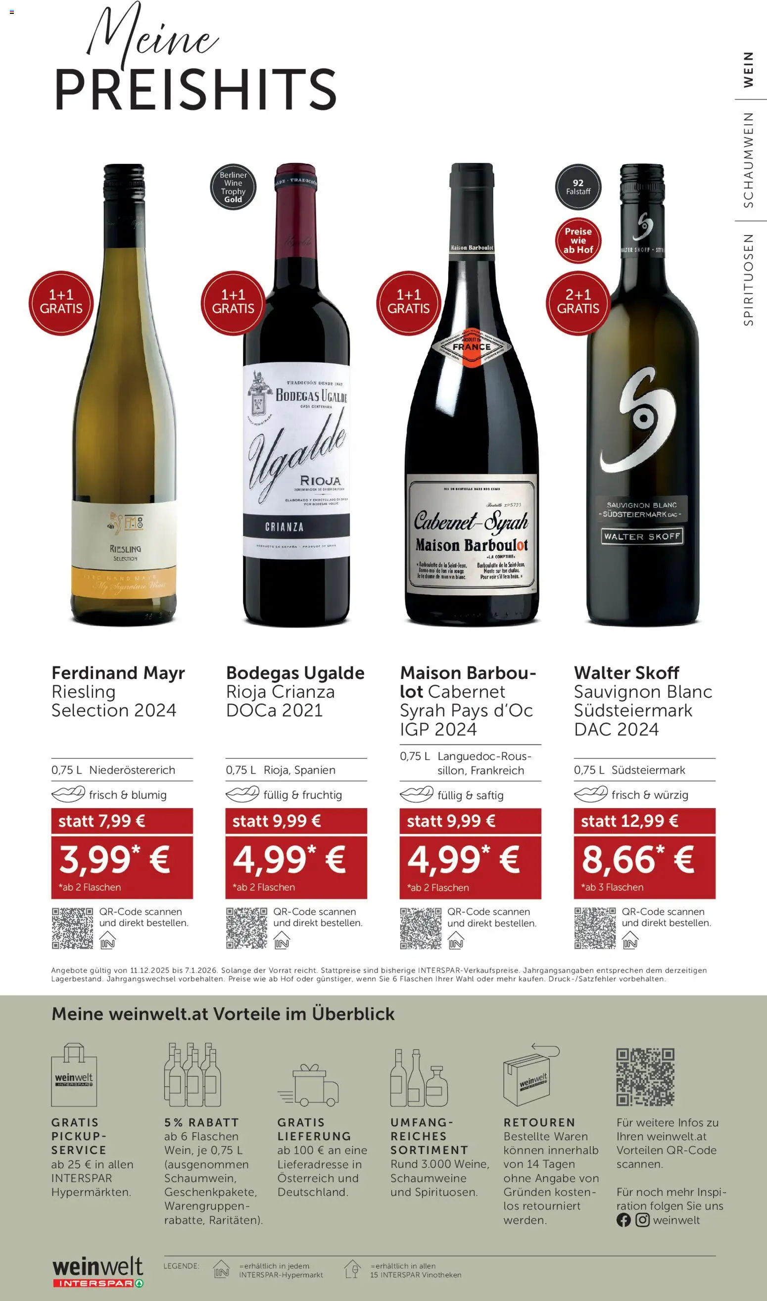 Interspar Wein Welt gültig ab 11.12.2025 | Seite: 24 | Produkte: Grill, Rouge, Wein
