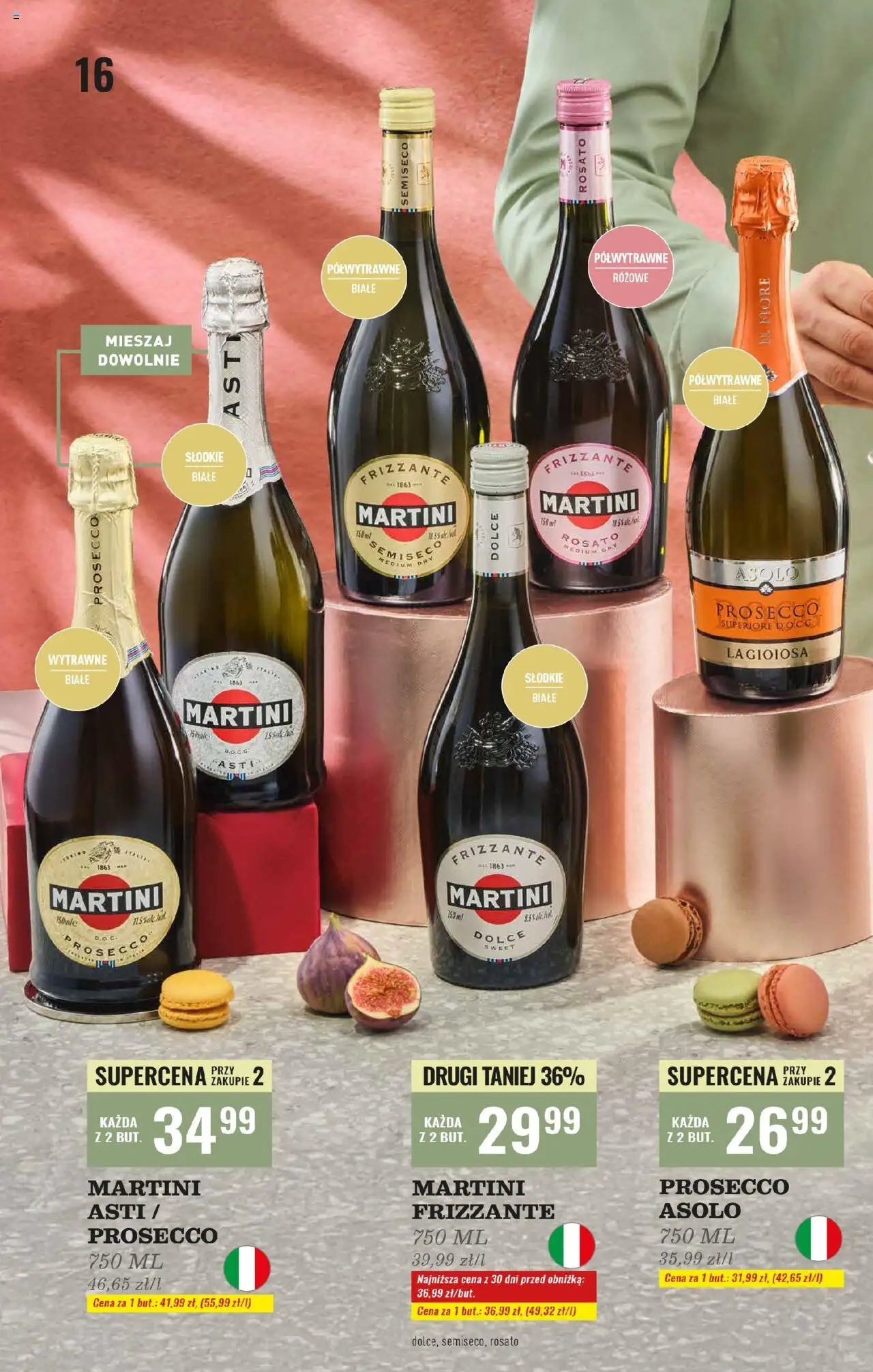 Biedronka gazetka - Czas na toast od 06.10.2025 | Strona: 16 | Produkty: Martini, Martini prosecco, Prosecco