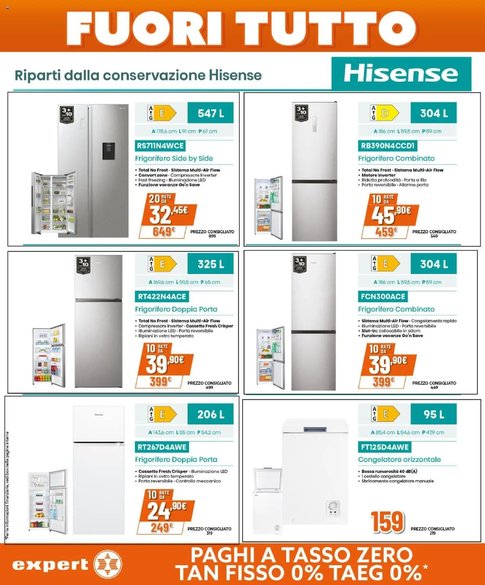 Volantino Expert del 15.01.2026 | Pagina: 22 | Prodotti: Compressore, Frigorifero, Congelatore, Frigorifero combinato