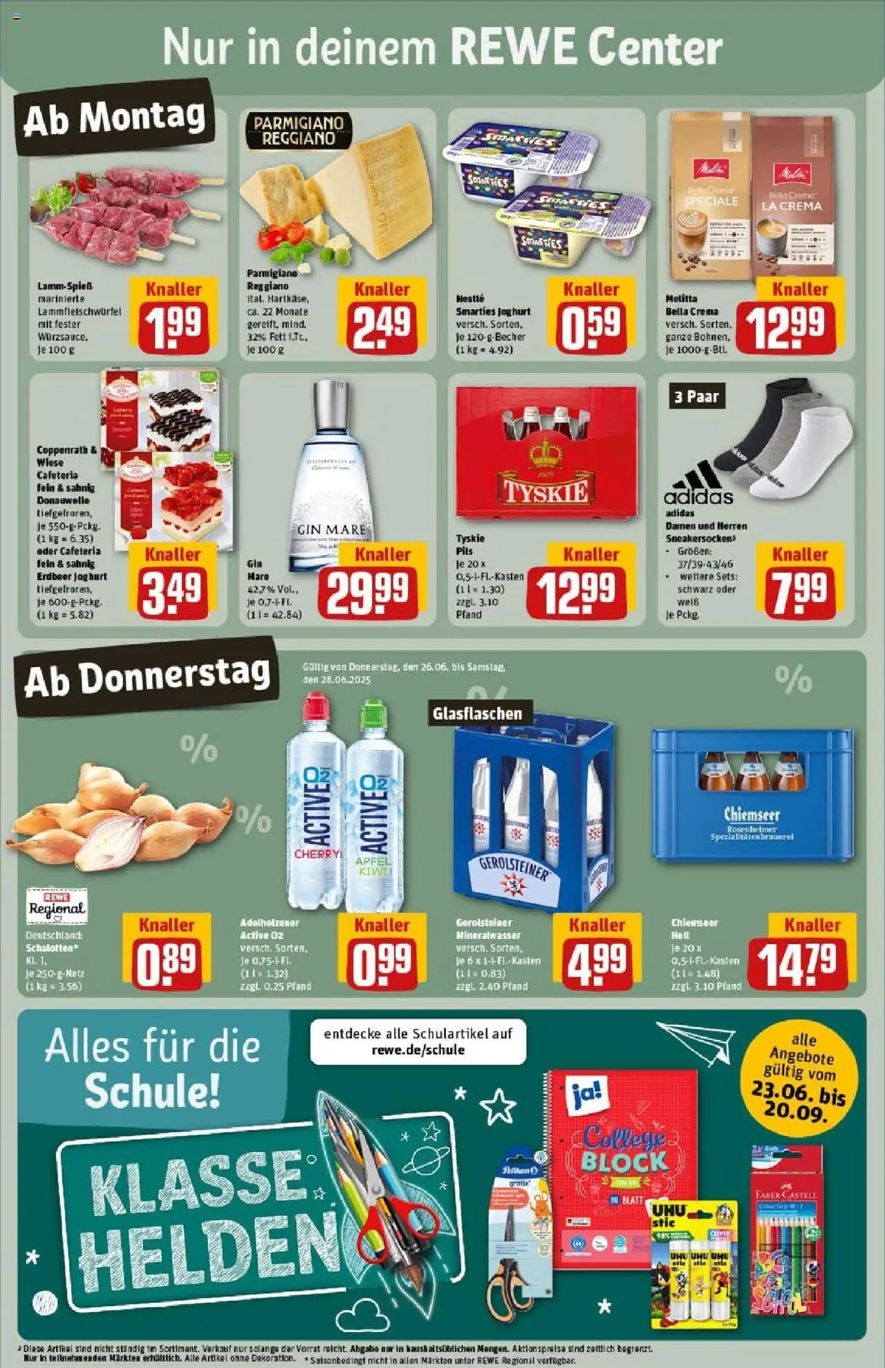 Rewe prospekt Bitburg	 - gültig ab dem 22.06.2025 | Seite: 3 | Produkte: Tyskie, Smarties, Pils, Gerolsteiner