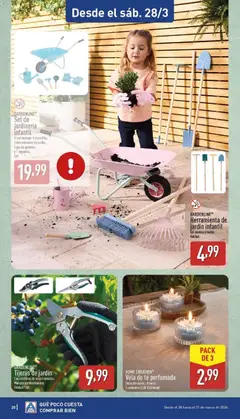 Vista previa HOME CREATION® Vela de té perfumada, Duración aprox.: 8 horas. 3 unidades (1,00 €/unidad) válido desde el 23.03.2026 | Página: 20