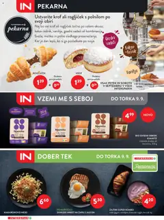Novi Spar katalog ponudbe – veljaven od 03.09.2025 | Stran: 8 | Izdelki: Pekarna, Jogurt, Kava, Breskev