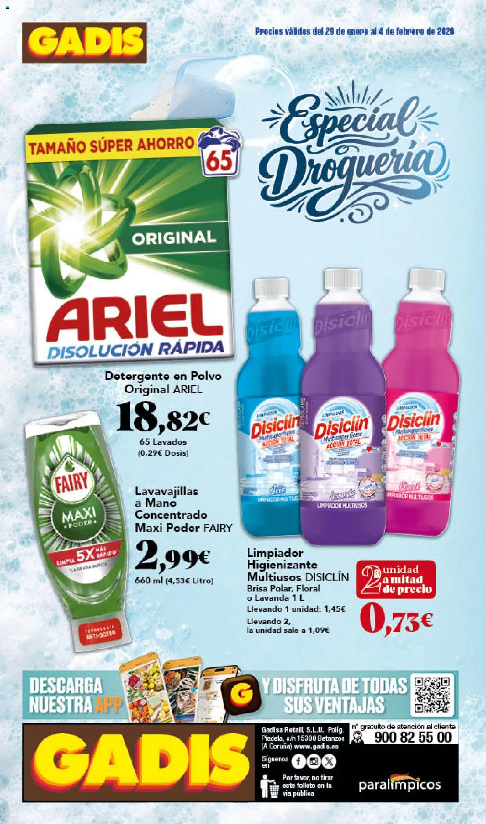 Gadis - folleto │ válido desde el 29.01.2026 | Página: 40 | Productos: Polvo, Detergente, Lavavajillas