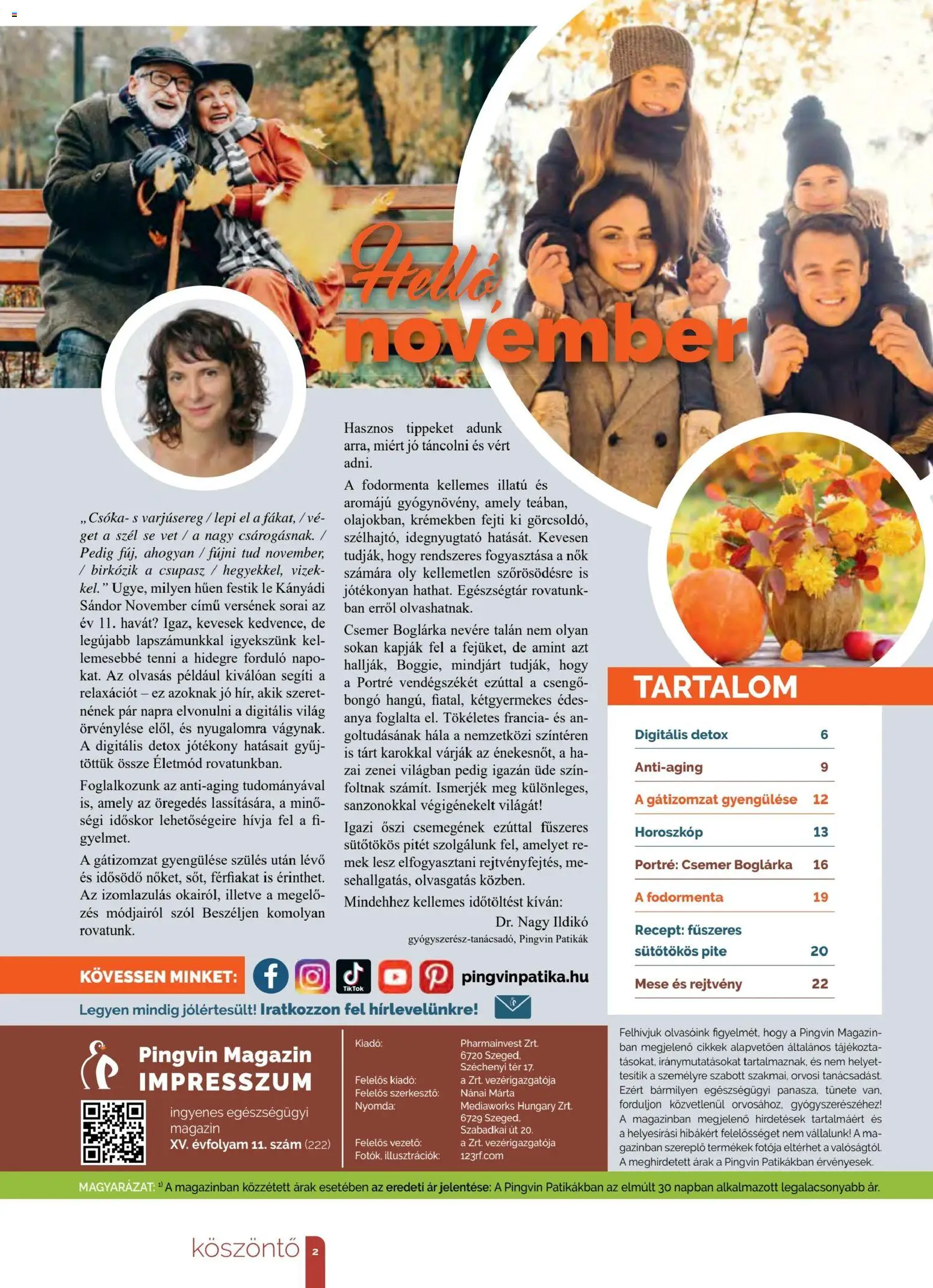 Pingvin Patika akciós ujság - amely érvényes a következő dátumtól: 01.11.2025 | Oldal: 2