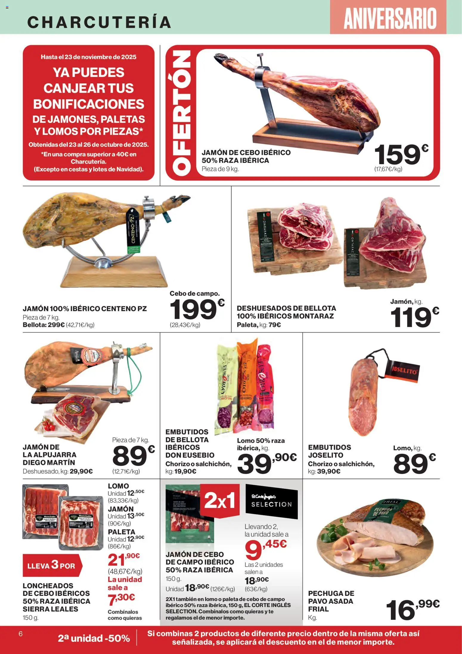 Supercor folleto │ válido desde el 06.11.2025 | Página: 6 | Productos: Jamón, Té, Νυχτικό