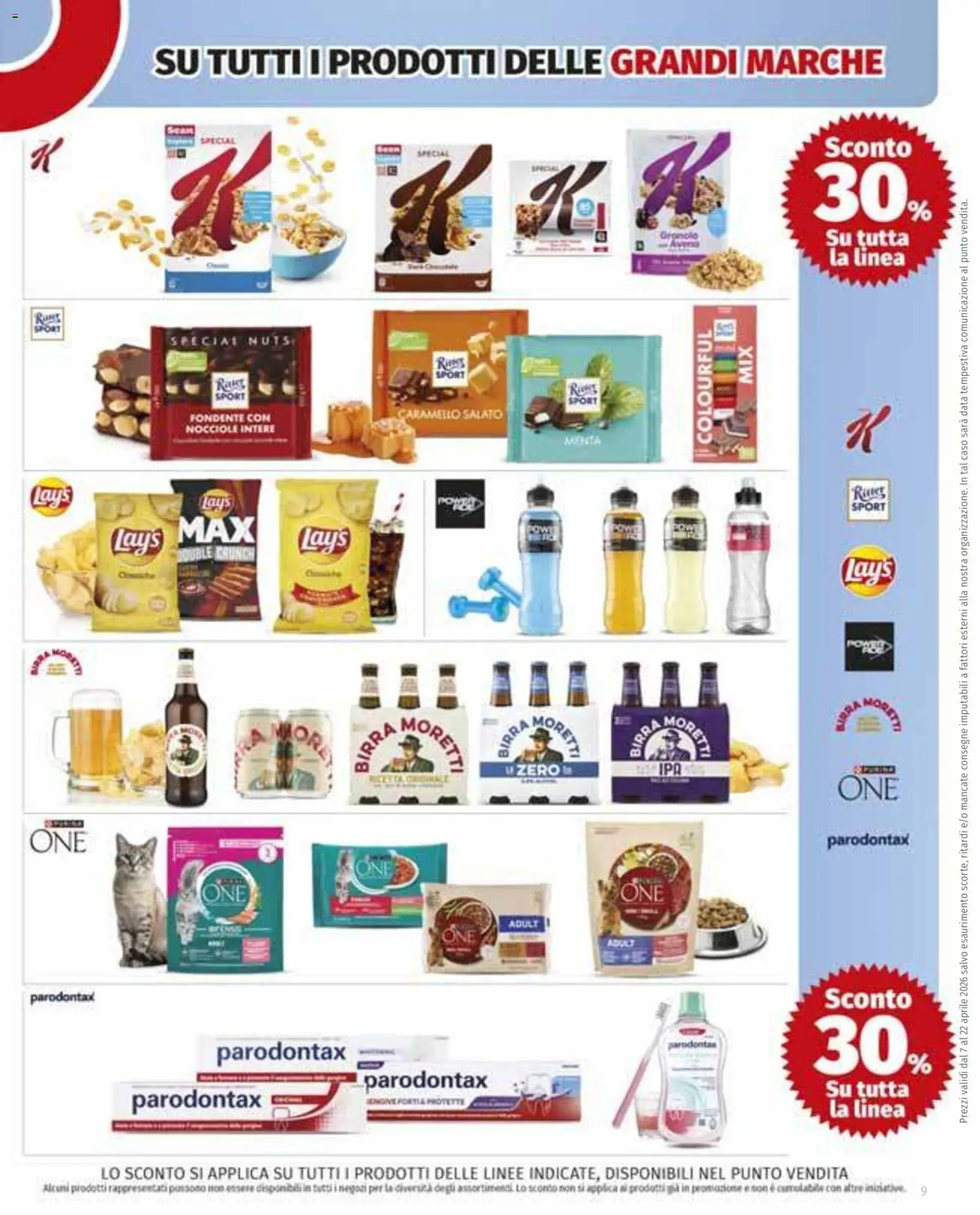 Volantino Ipercoop del 07.04.2026 | Pagina: 9 | Prodotti: Birra, Nocciole, Data, Menta