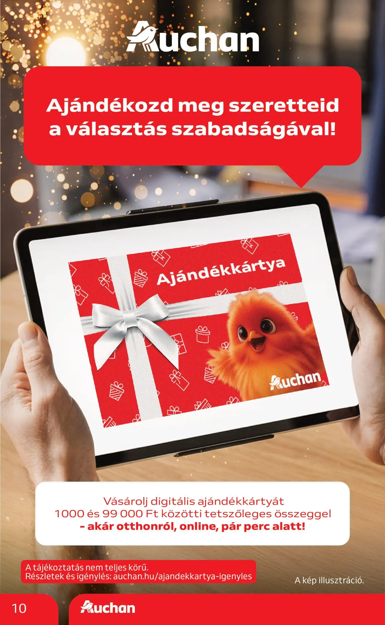 Auchan akciós ujság - amely érvényes a következő dátumtól: 24.12.2025 | Oldal: 10