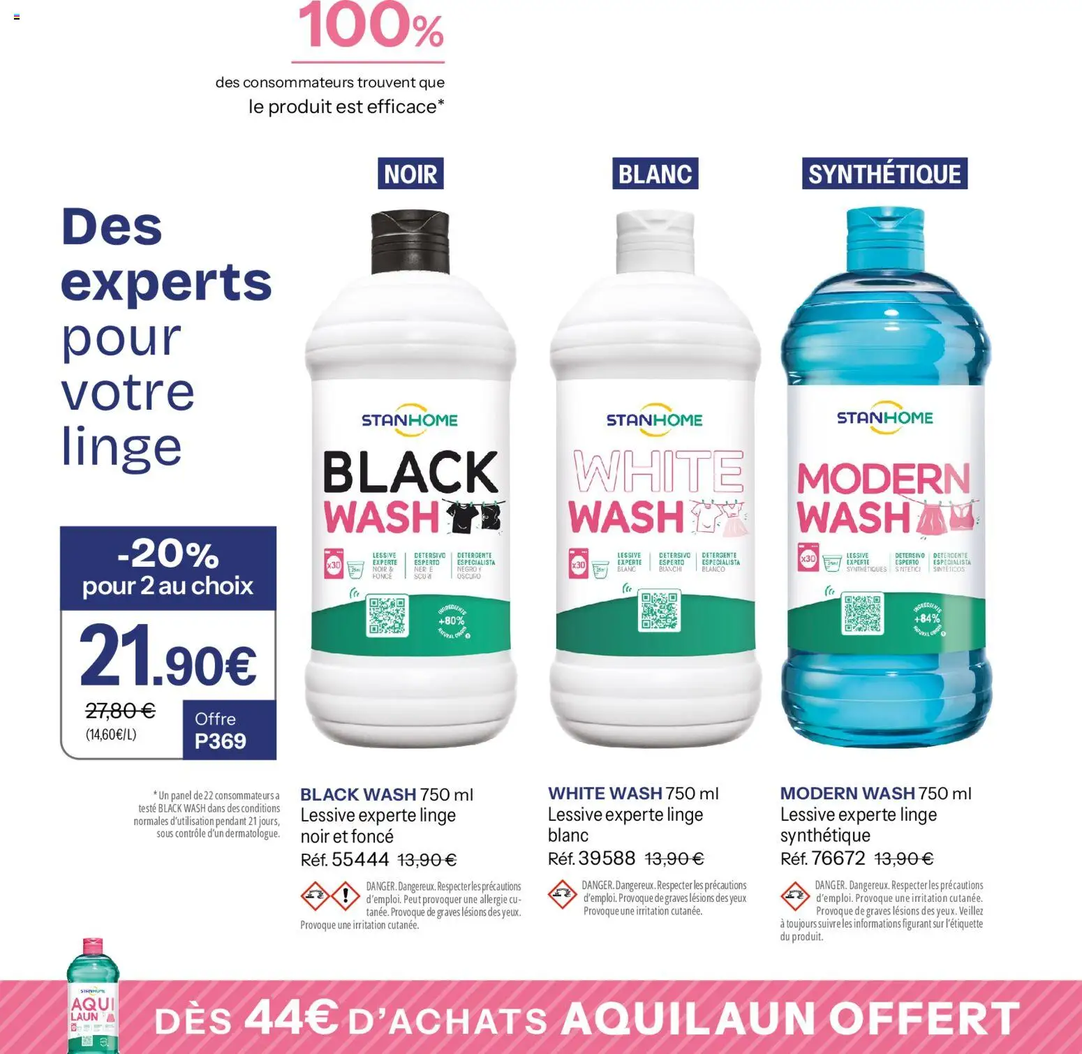 {H1} | Page: 8 | Produits: Détergent, Lessive