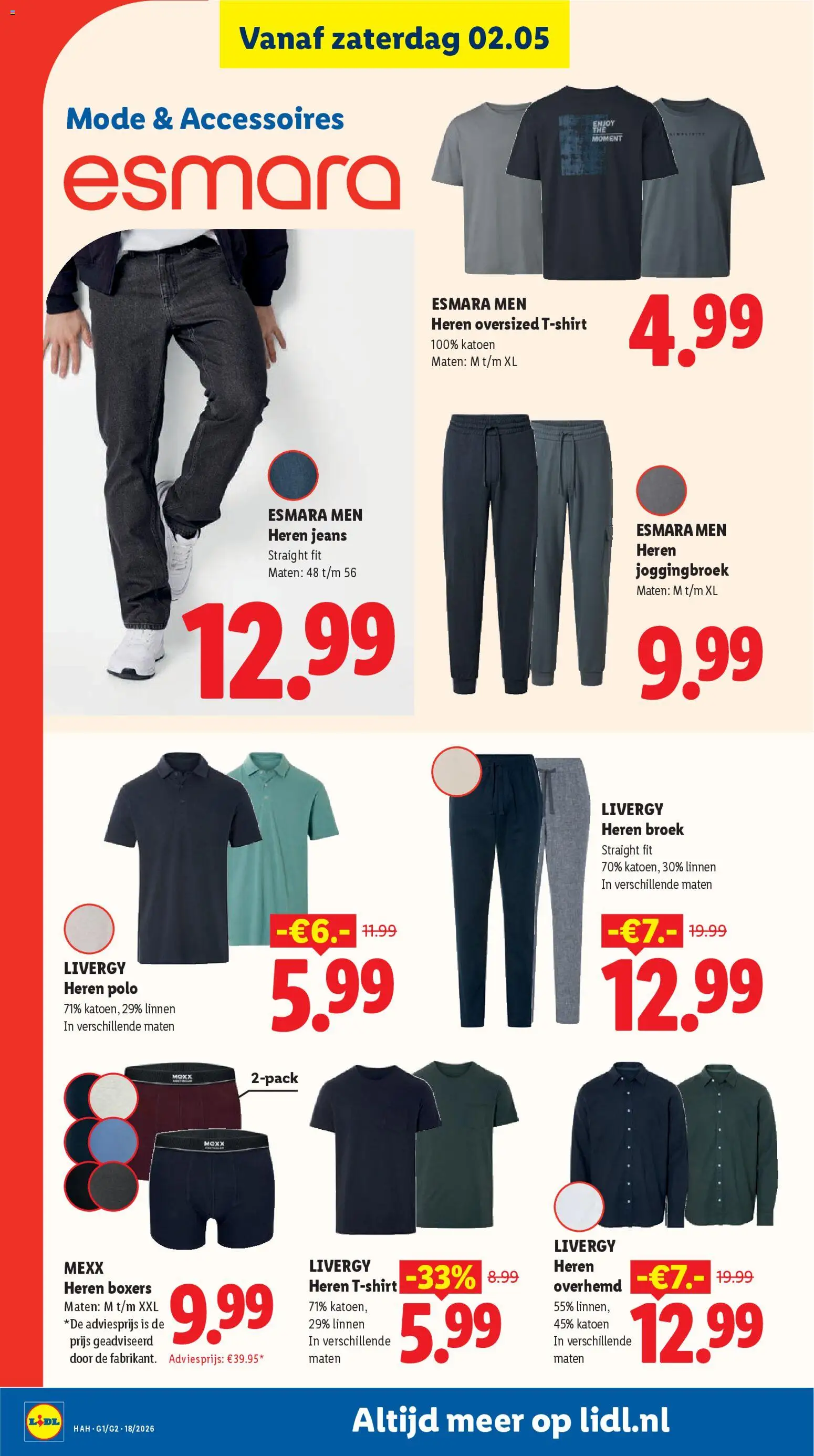 {H1} | Pagina: 12 | Producten: Shirt, Heren T-shirt, Broek, Boxers