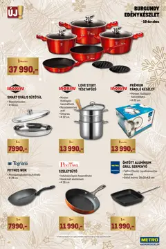 Metro - Ünnepi katalógus - amely érvényes a következő dátumtól: 02.11.2025 | Oldal: 45 | Termékek: Grill, Edénykészlet, Serpenyő