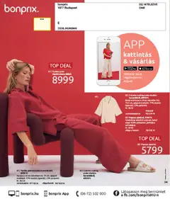Bonprix akció katalógus Csupa Piros - amely érvényes a következő dátumtól: 30.03.2026 | Oldal: 100 | Termékek: Papucs, Tunika, Nadrág
