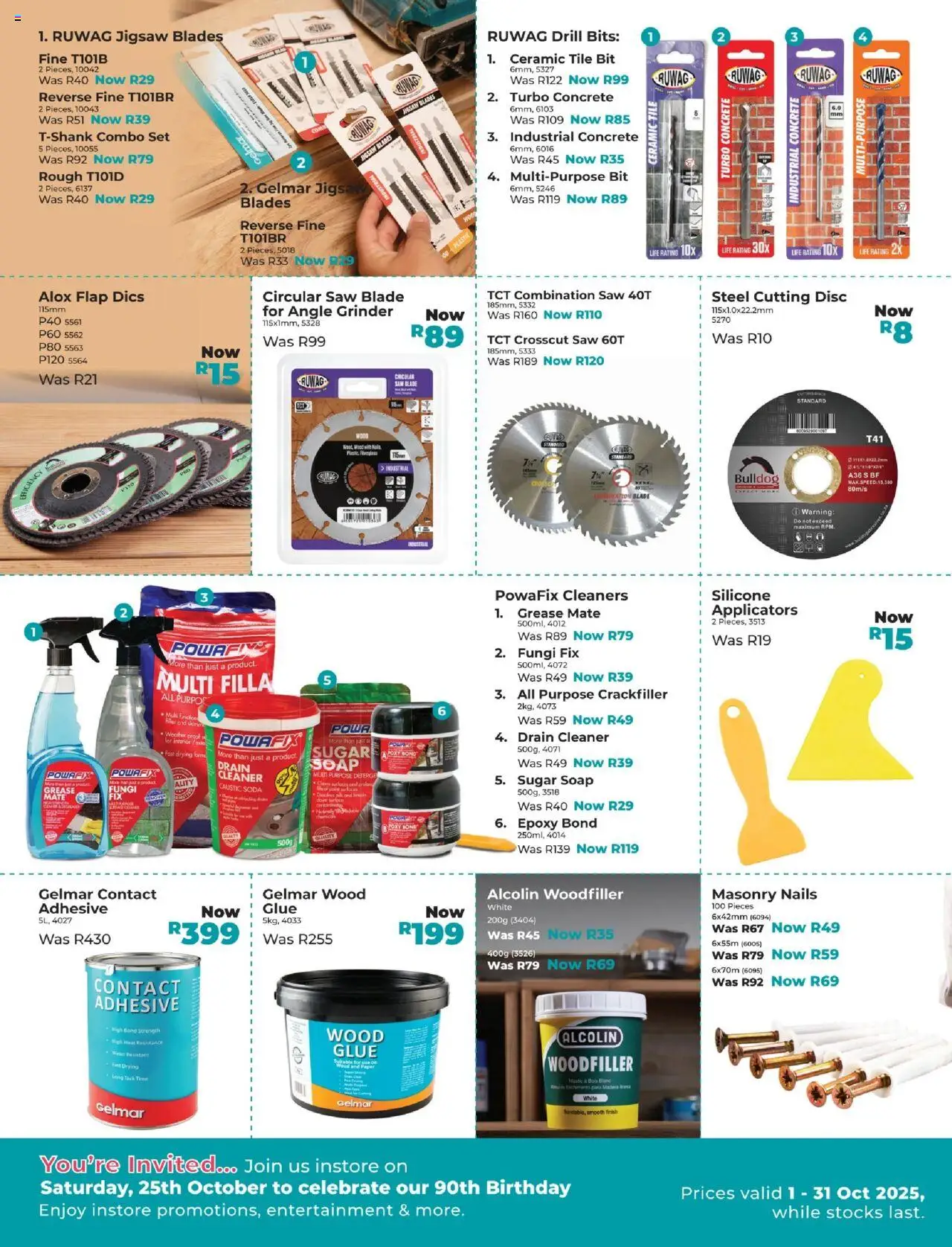 New Gelmar catalogue – valid from 01.10.2025 | Page: 3 | Products: Grinder, Angle grinder, Silicone, Paper
