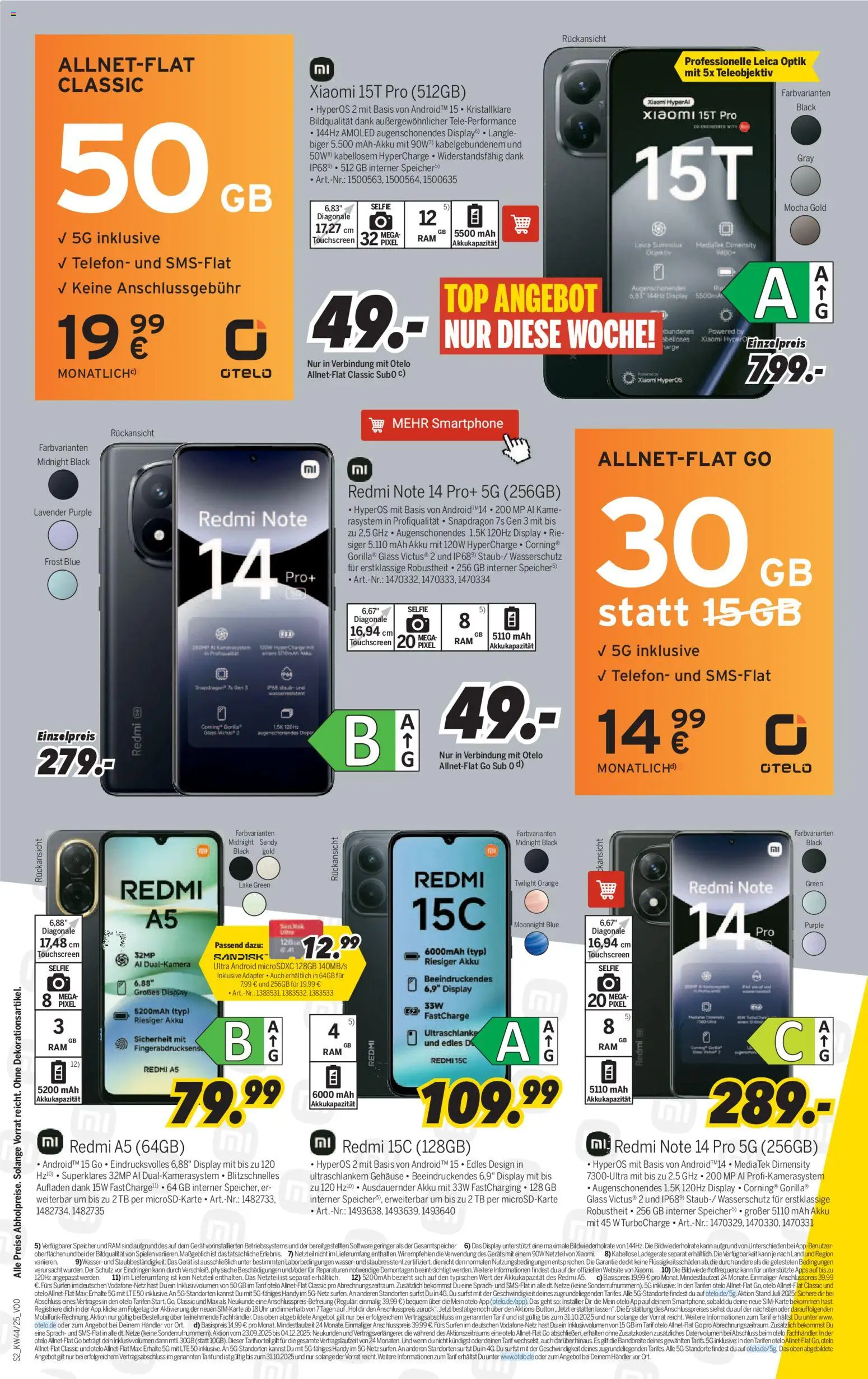 Medimax Prospekt 	 – gültig ab 25.10.2025 | Seite: 2 | Produkte: Top, Adapter, Netzteil, Telefon