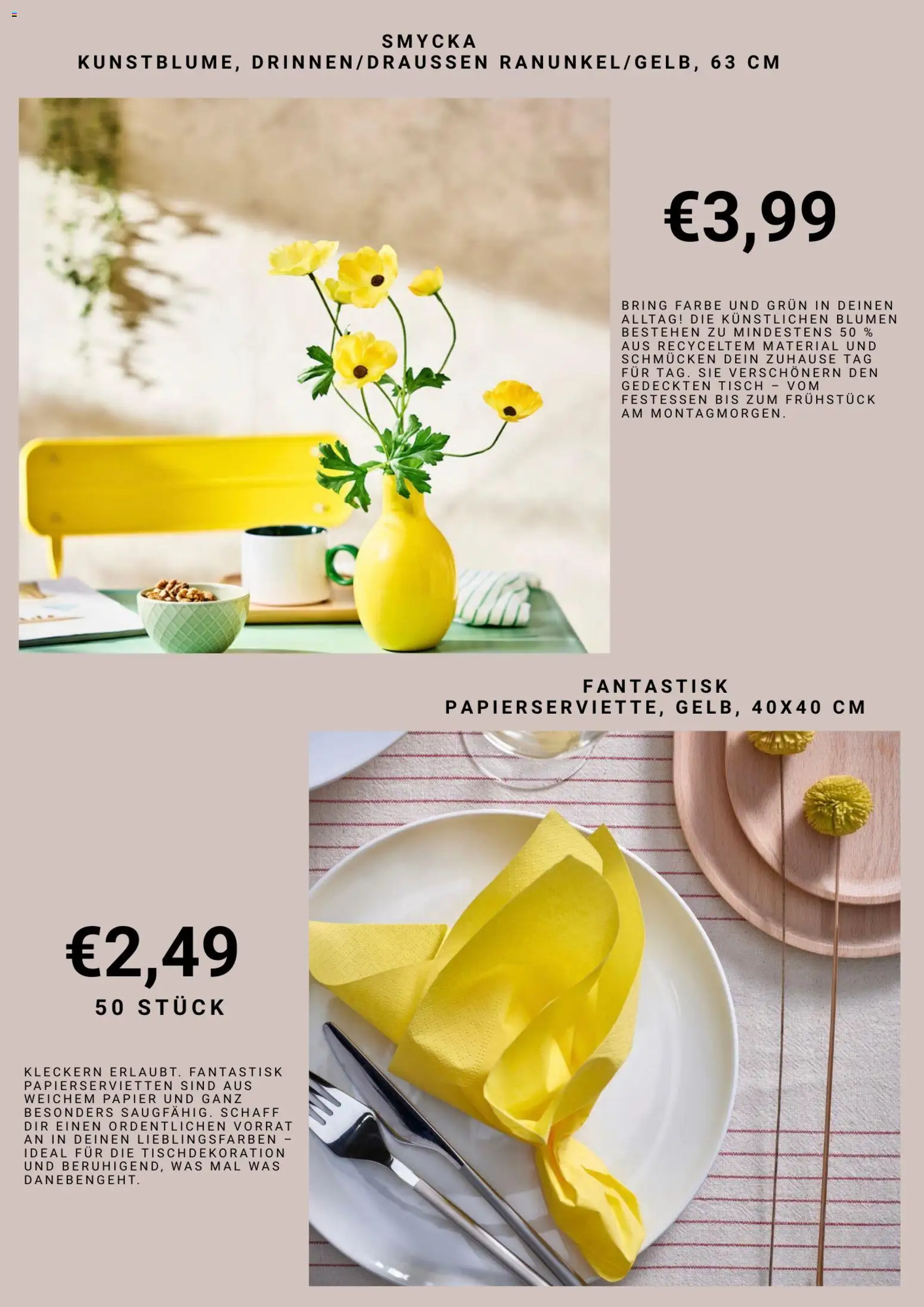 IKEA Flugblatt gültig ab 24.02.2026 | Seite: 2 | Produkte: Tisch