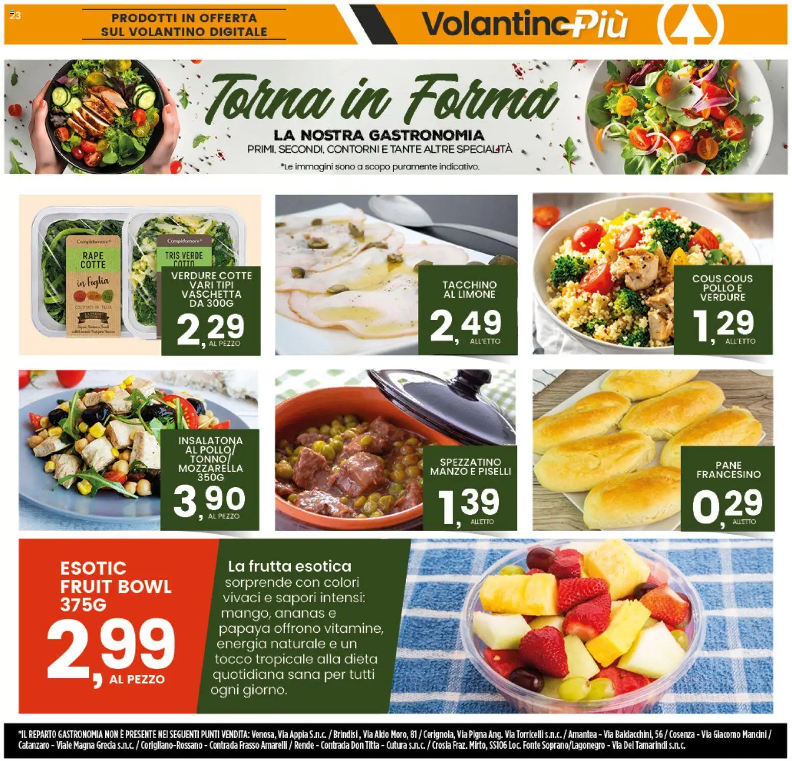 Volantino Interspar del 20.01.2026 | Pagina: 24 | Prodotti: Tacchino, Limone, Ananas, Piselli