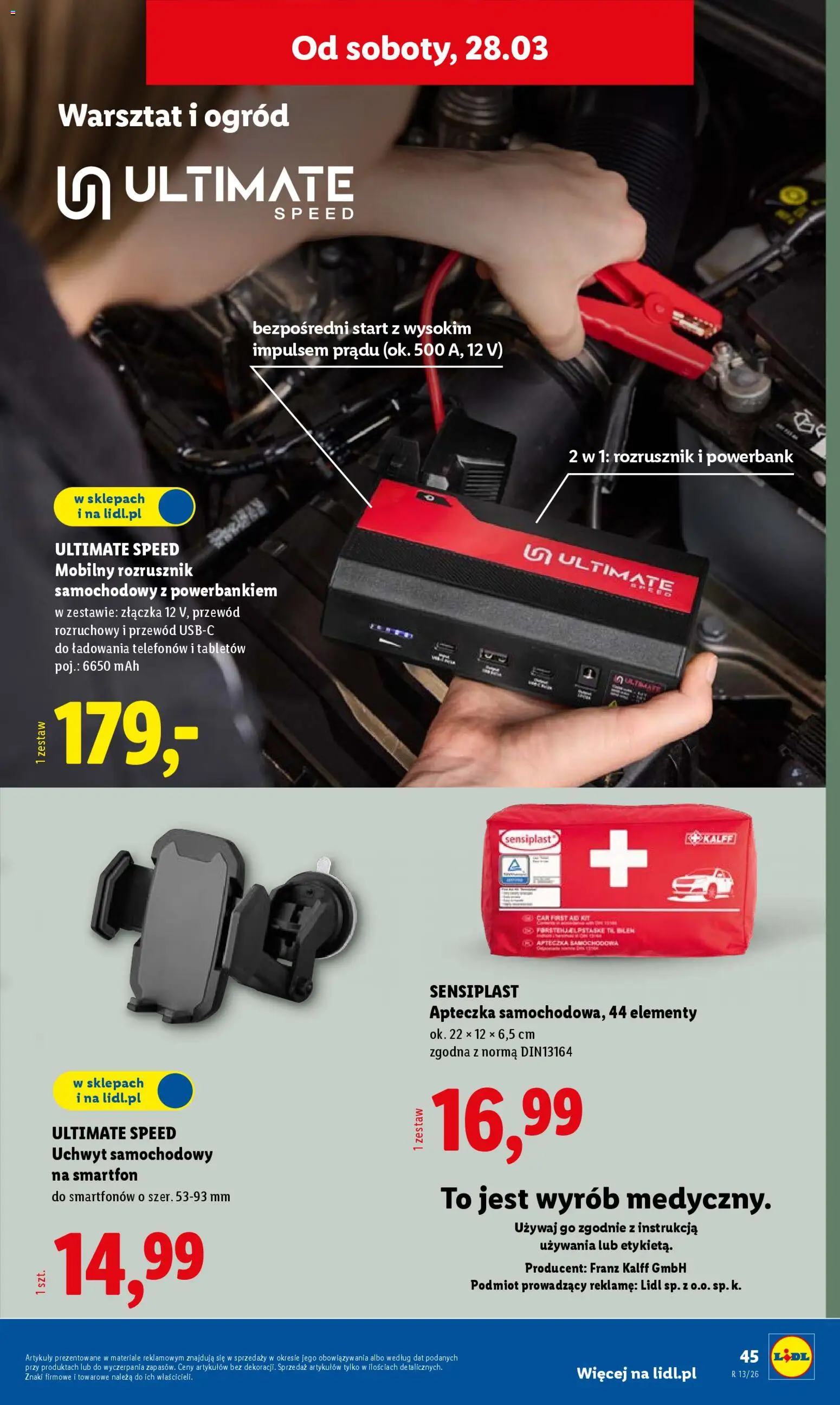Lidl Polsko katalog od 23.03.2026 | Strana: 55 | Produkty: Sensiplast, Ultimate Speed