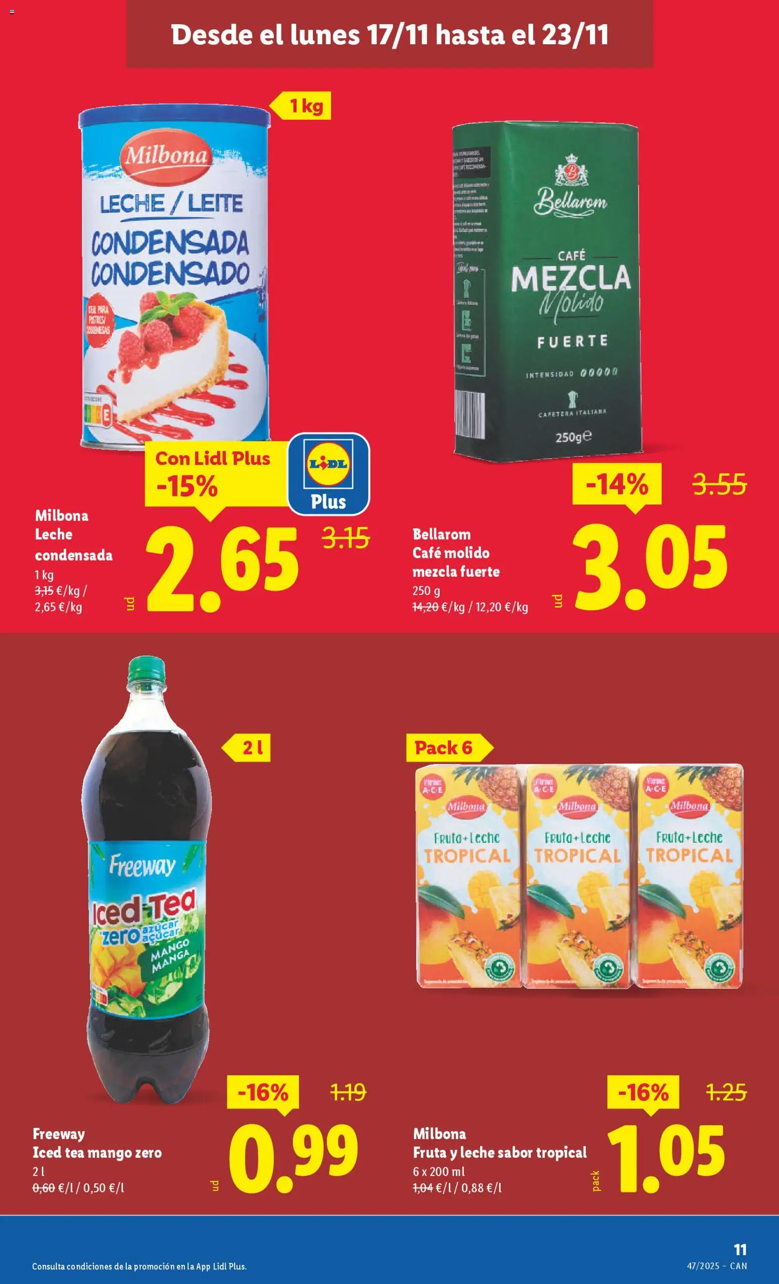Lidl - Canarias │ válido desde el 17.11.2025 | Página: 13 | Productos: Café, Café molido, Φαρίνα, Cafetera