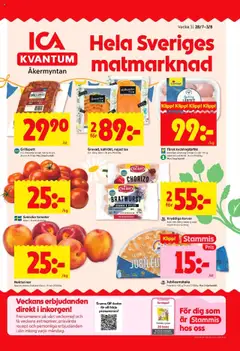 ICA Kvantum - Stockholm - Förhandsvisning av reklamblad från butik ICA Kvantum aktuell från 28.07.2025
