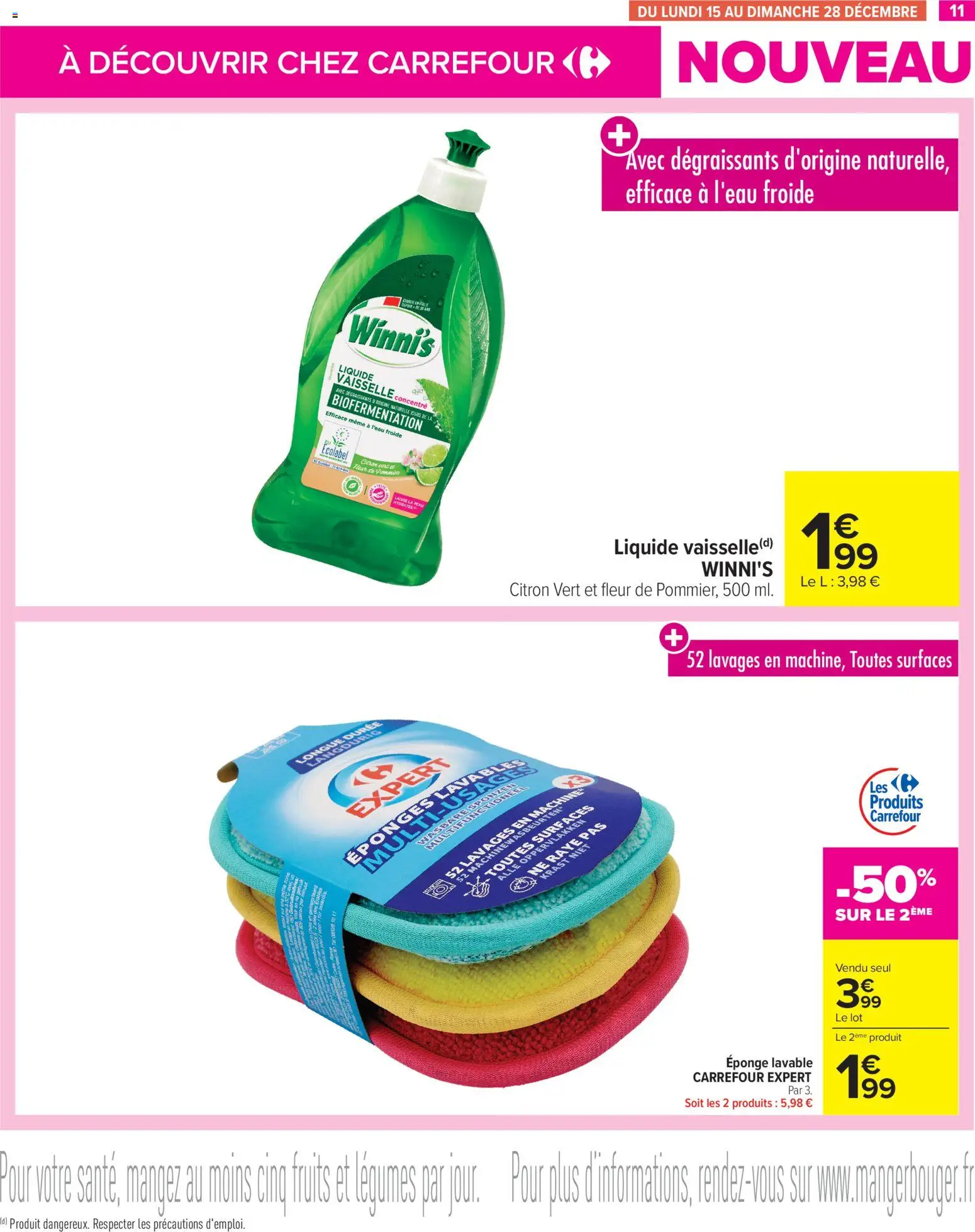 {H1} | Page: 11 | Produits: Citron, Citron vert, Liquide vaisselle, Eponge