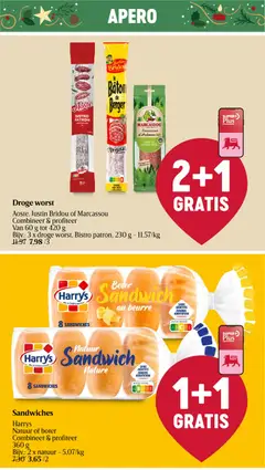 Delhaize folder week 49 - Voorbeeld van een folder van Delhaize, geldig van 04.12.2025 | Pagina: 13 | Producten: Sandwich, Worst, Boter