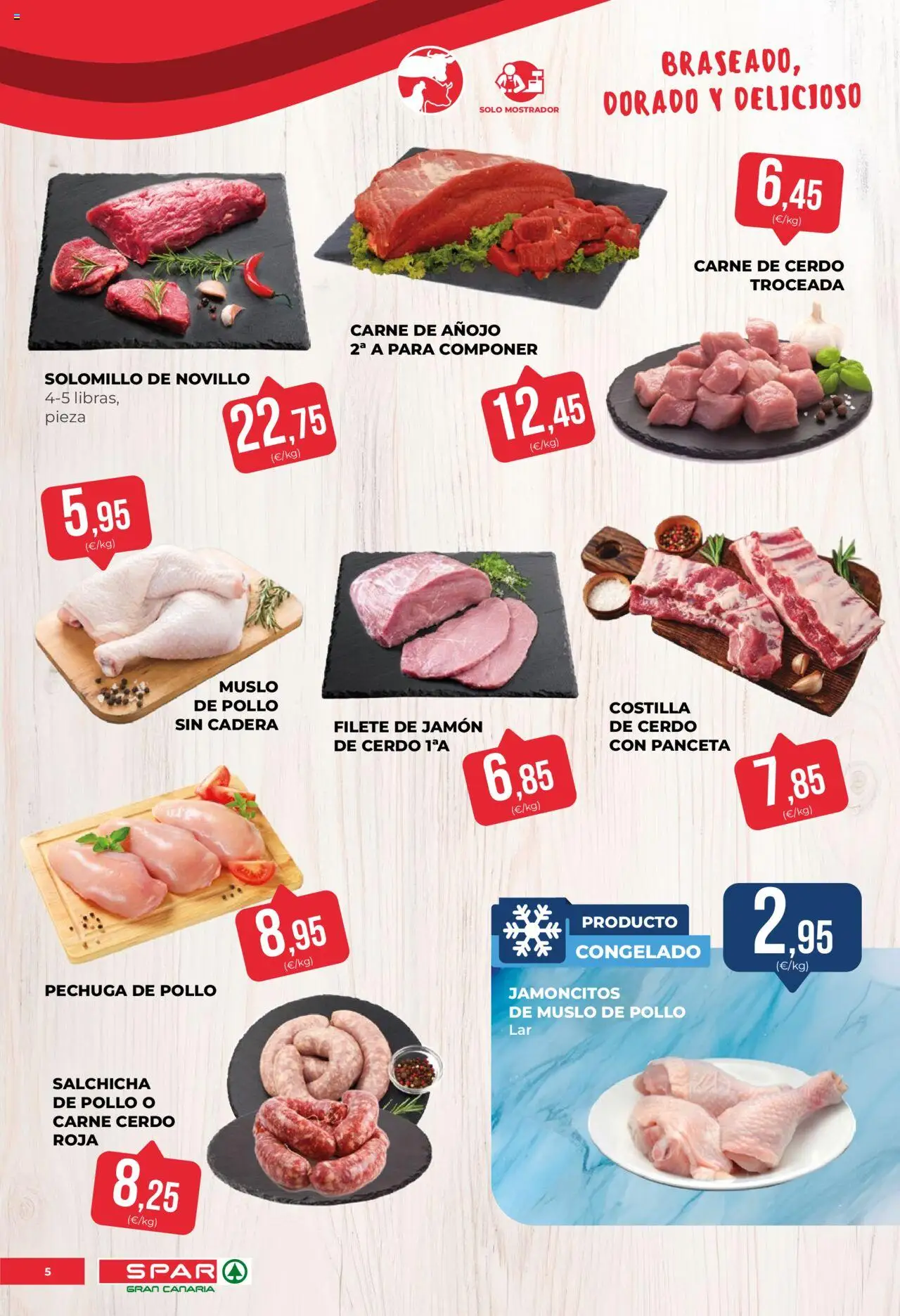 Spar folleto │ válido desde el 27.06.2025 | Página: 5 | Productos: Ηλεκτρικός φούρνος, Jamón, Costilla de cerdo, Filete