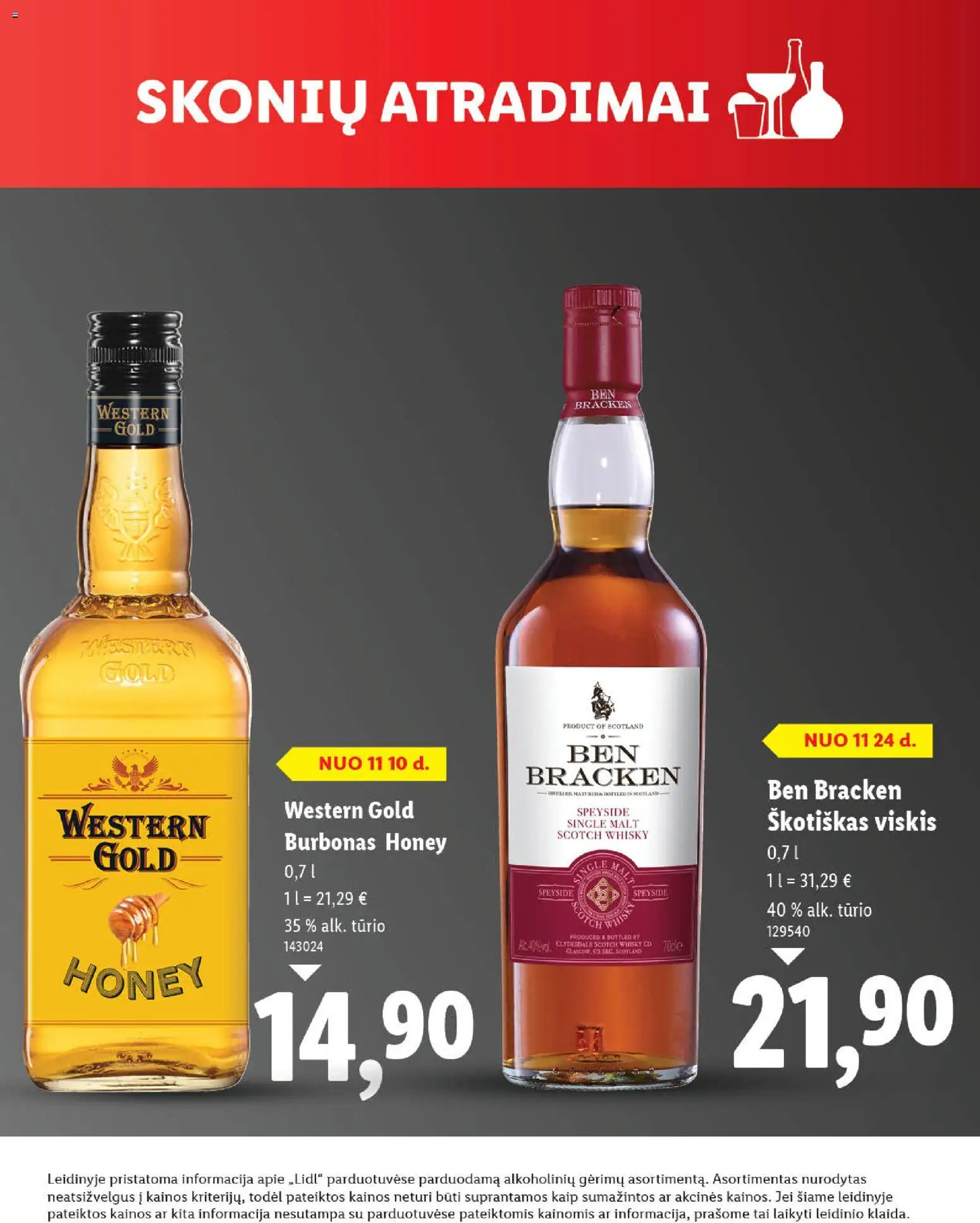LIDL akcijos nuo 19.11.2025 | Puslapis: 7 | Prekių: Viskis, Burbonas