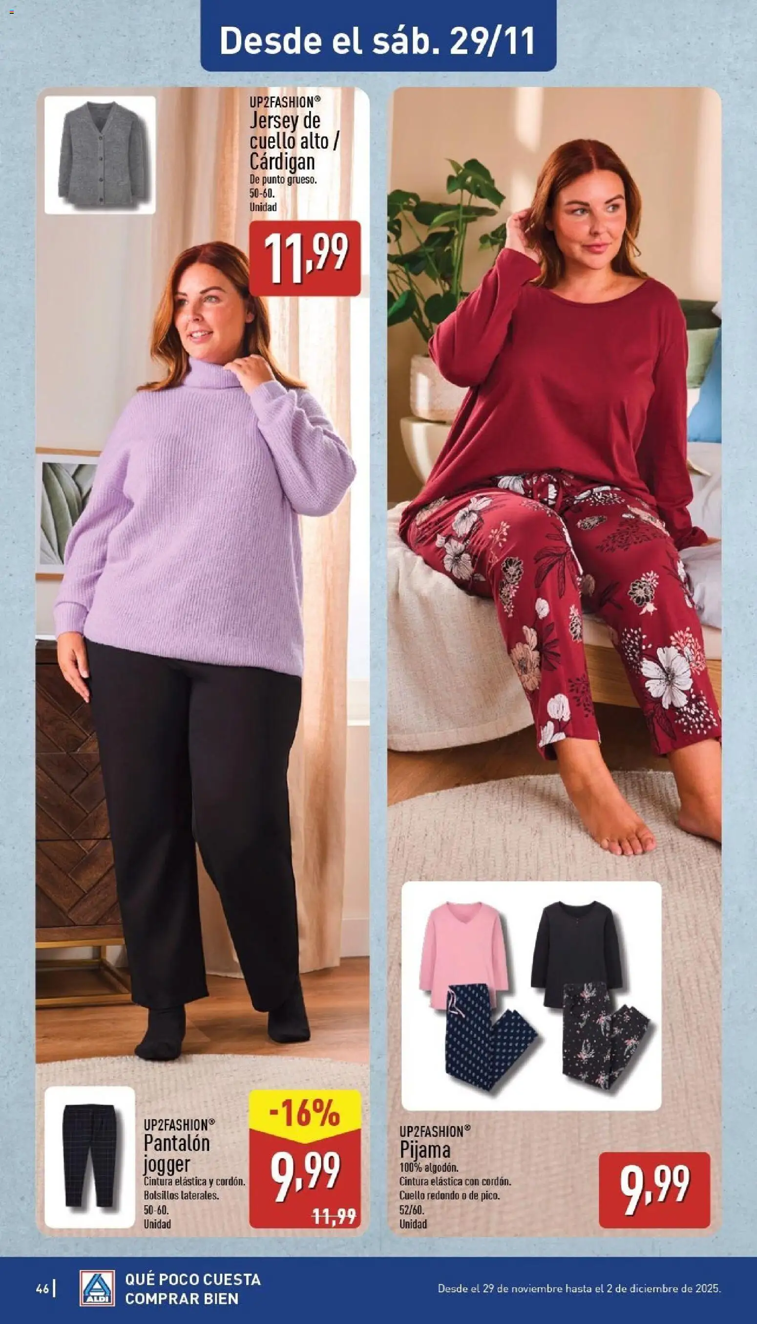 Aldi folleto Península │ válido desde el 24.11.2025 | Página: 46 | Productos: Pijama