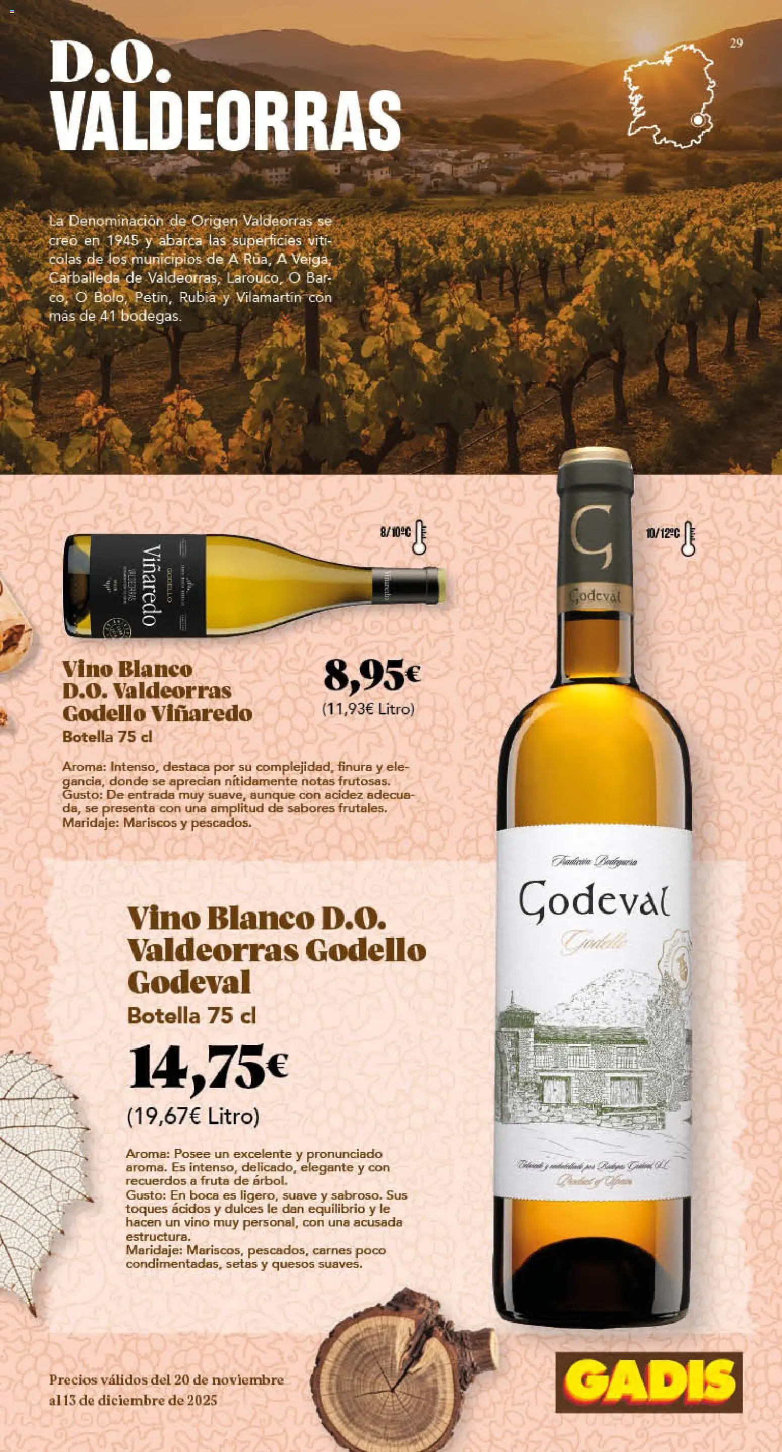 Gadis - folleto │ válido desde el 20.11.2025 | Página: 29 | Productos: Vino