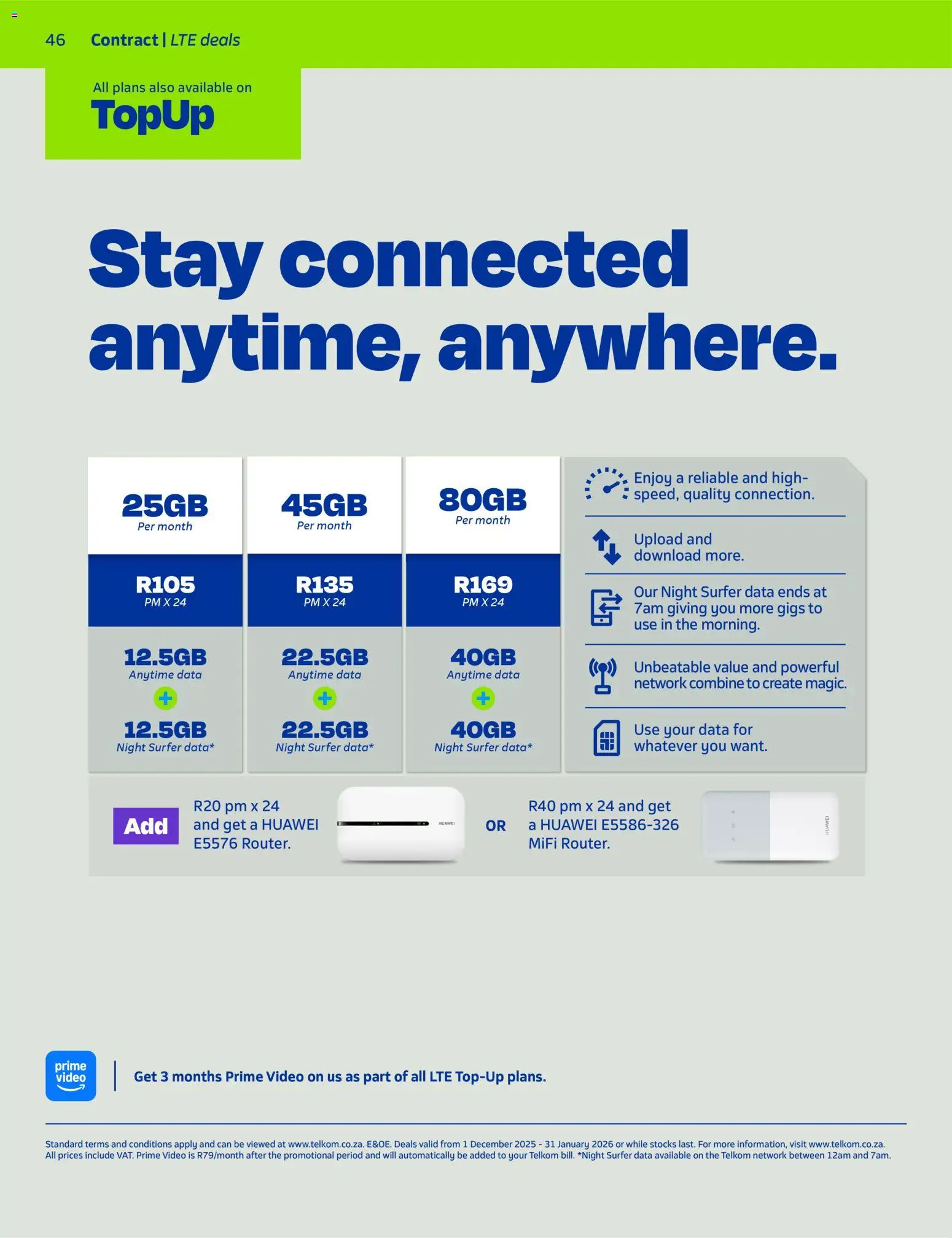 New Telkom catalogue – valid from 01.12.2025 | Page: 44 | Products: Data