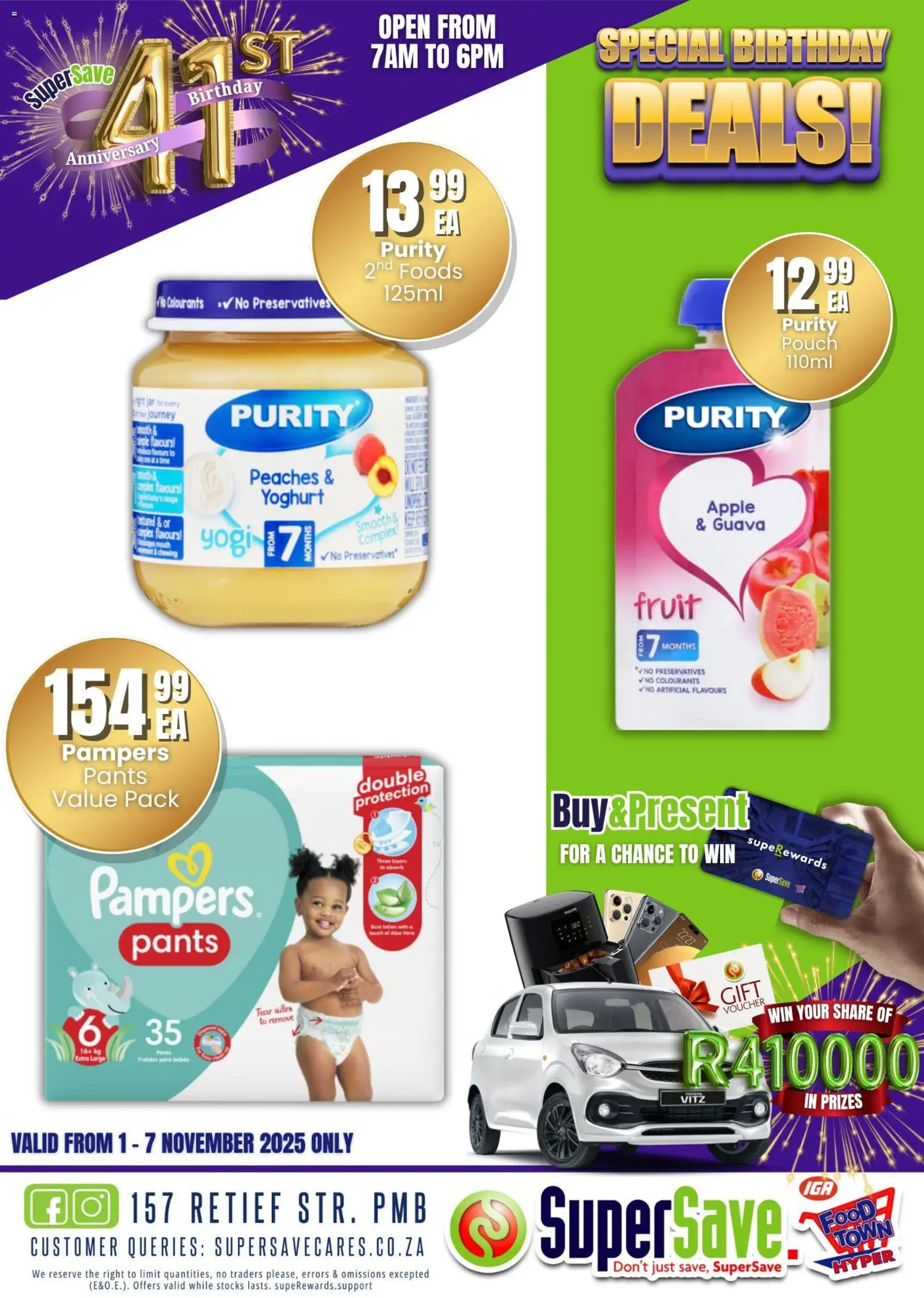 New Super Save catalogue – valid from 31.10.2025 | Page: 35 | Products: Pants, Yoghurt, Fruit