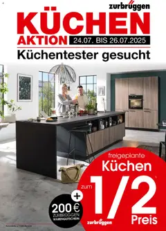 Zurbrüggen Küchentester gesucht! gültig ab dem 24.07.2025