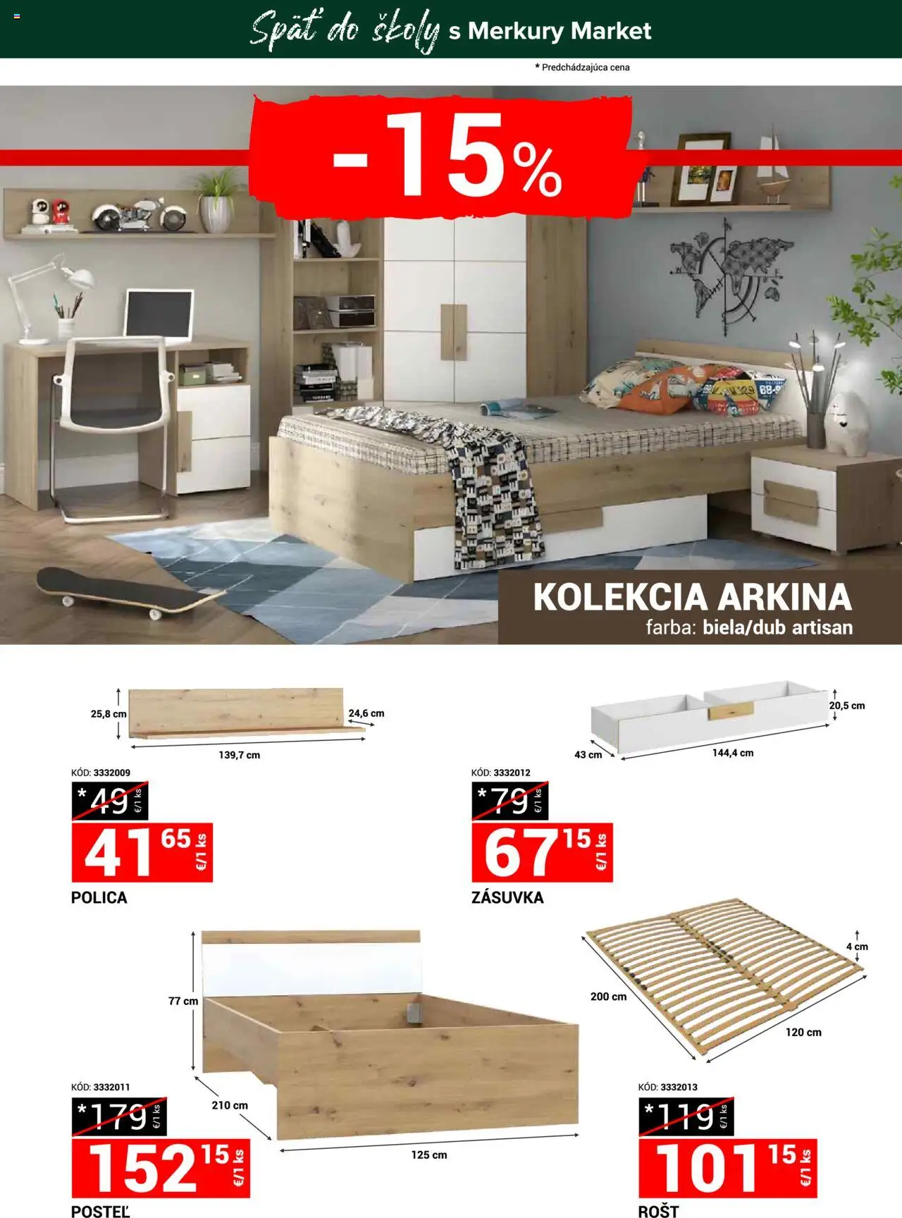 Merkury Market späť do školy │ platný od 23.08.2025 | Strana: 2 | Produkty: Rošt, Polica, Zásuvka