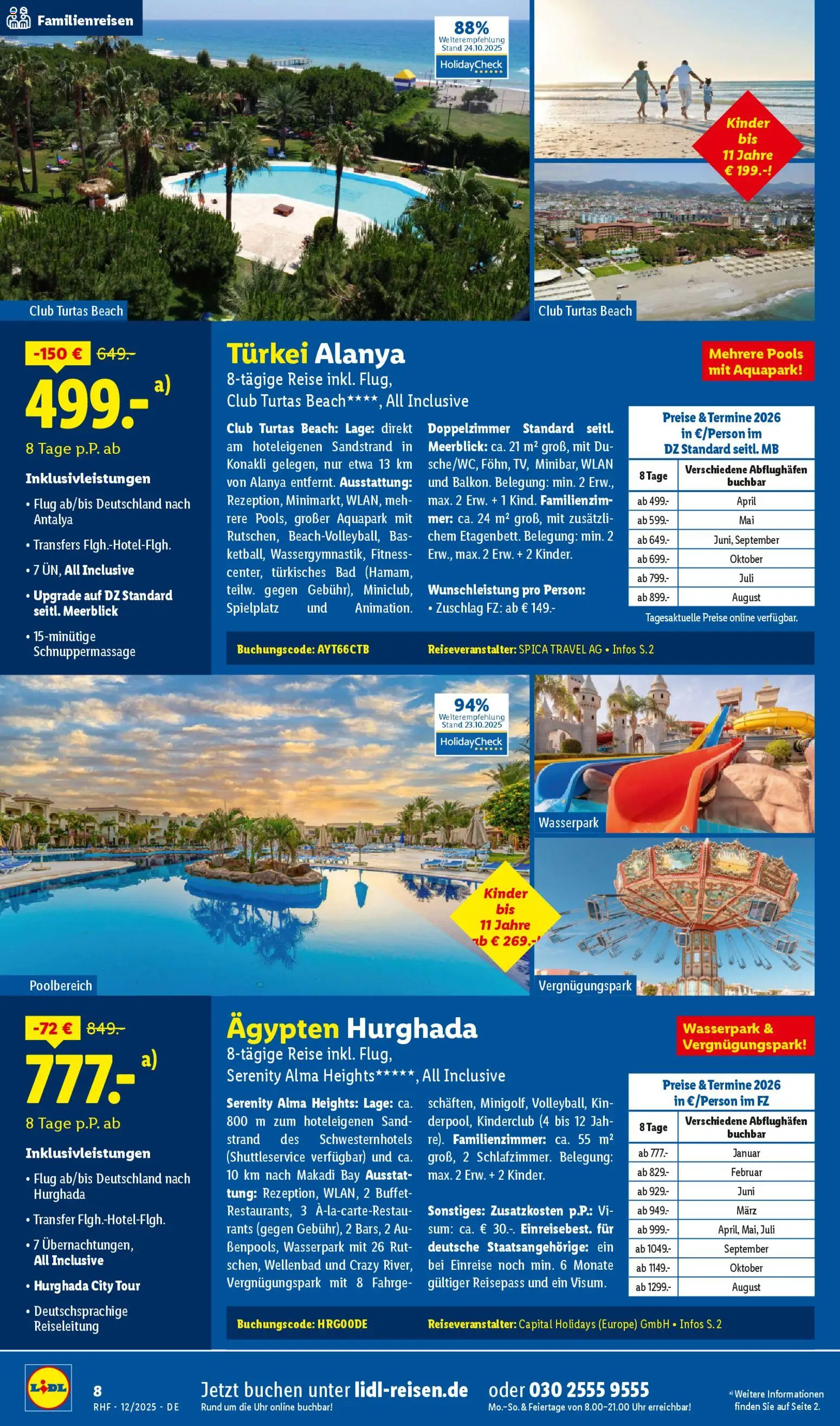 Lidl Reisen Prospekt 	 – gültig ab 28.11.2025 | Seite: 8 | Produkte: Bad, Uhr
