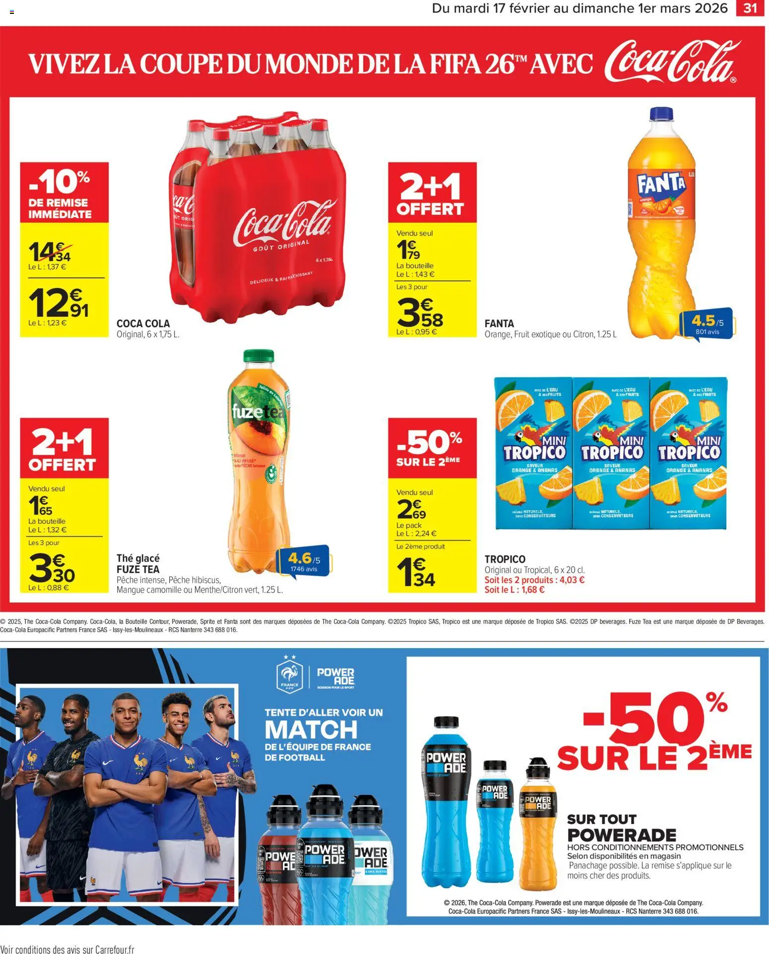 {H1} | Page: 33 | Produits: Mangue, Tente, Thé, Ananas