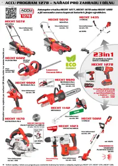Hecht katalog - Podzim - zima 2025 od 01.09.2025 | Strana: 48 | Produkty: Kotoučová pila, Nářadí, Sekačka, Baterie