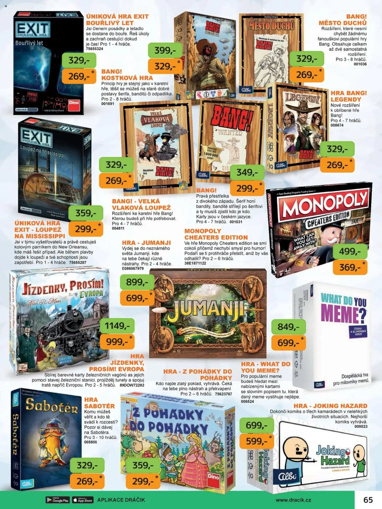 Dráčik leták od 03.10.2025 | Strana: 73 | Produkty: Hra, Karty
