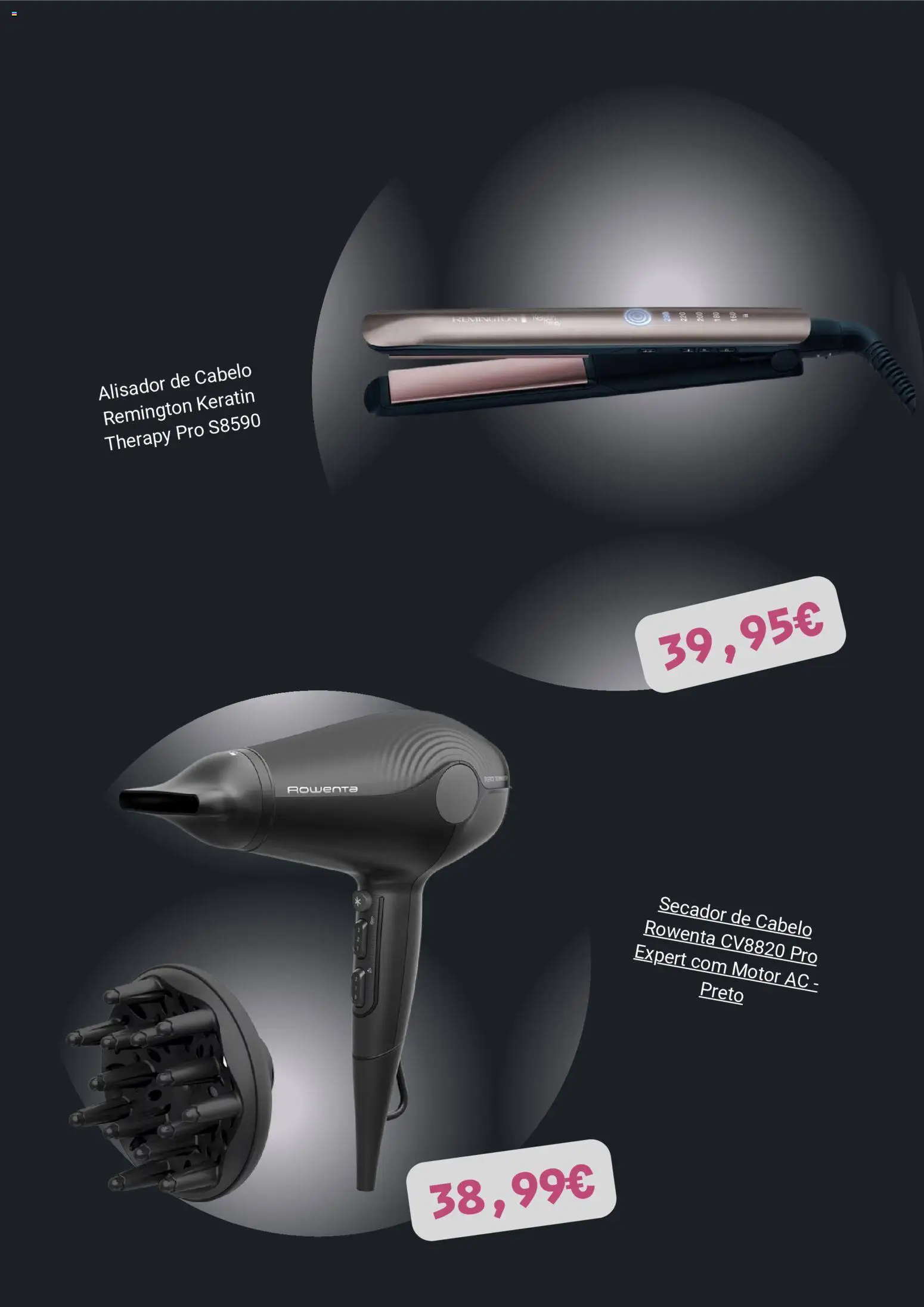 El Corte Ingles Black Friday │ válido de 14.11.2025 | Página: 5 | Produtos: Secador, Secador de cabelo, Alisador de cabelo, Alisador
