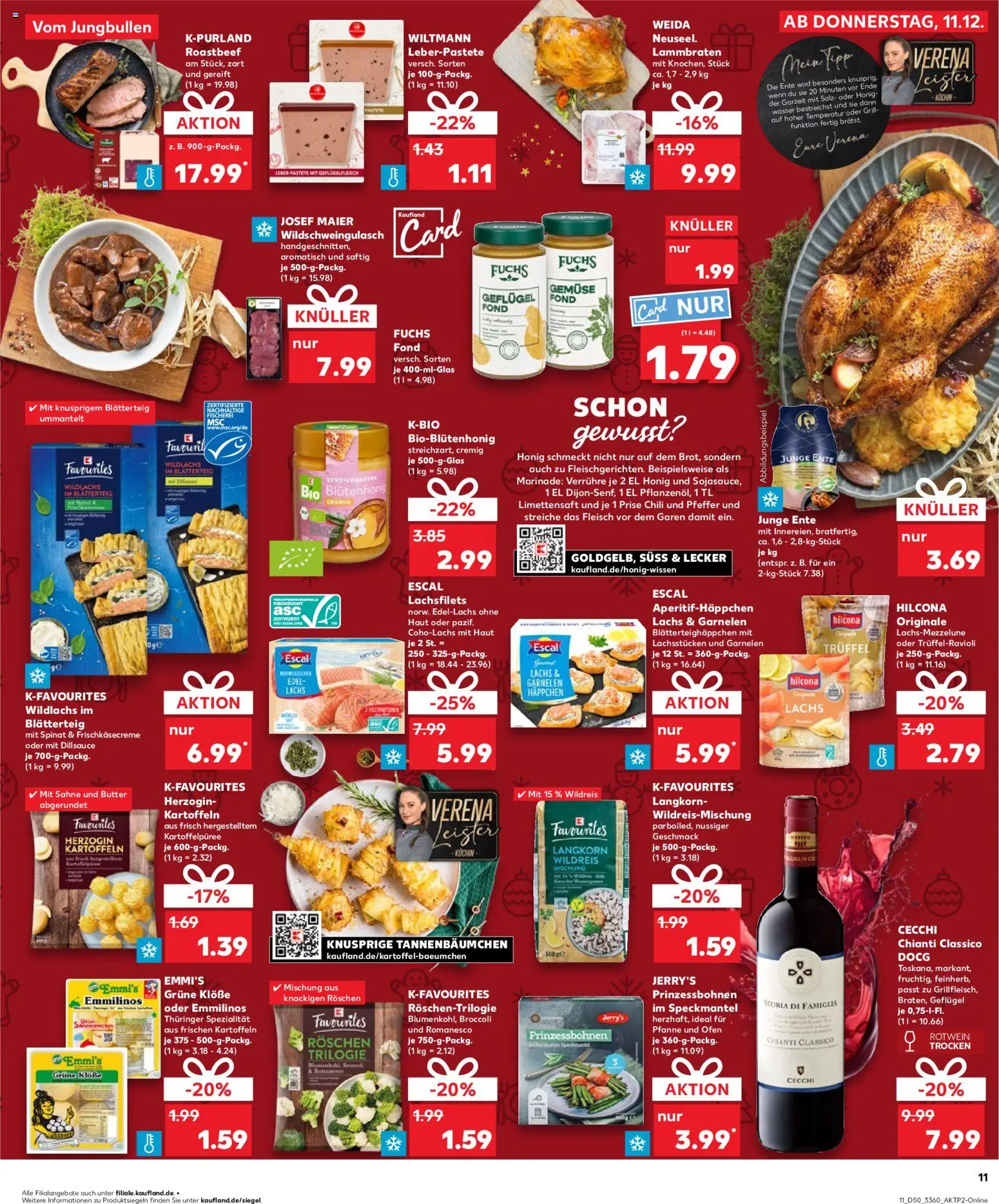 Kaufland prospekt Potsdam	 – gültig ab 11.12.2025 | Seite: 11 | Produkte: Butter, Garnelen, Chili, Ente
