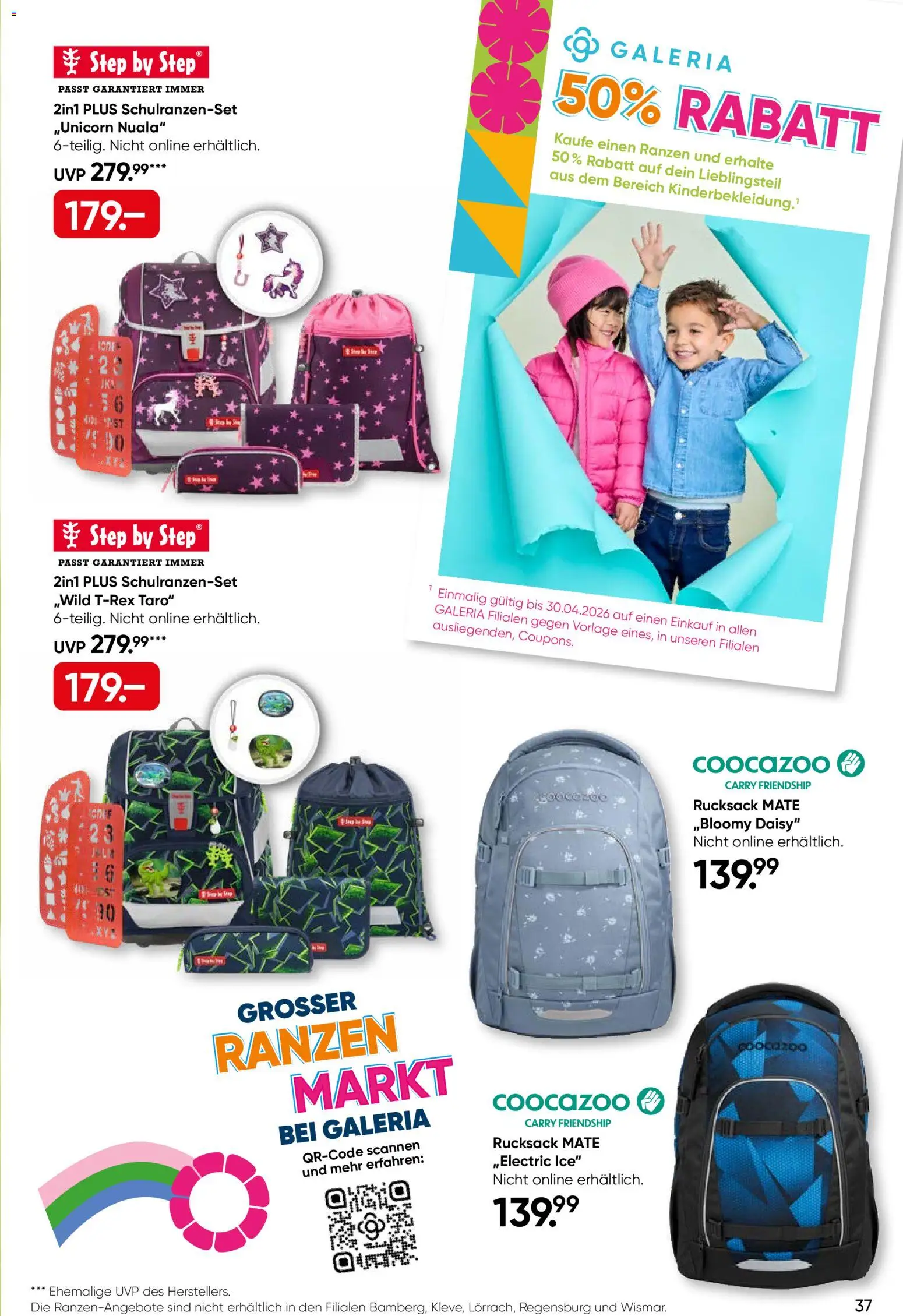 Galeria Karstadt Kaufhof Prospekt 	 – gültig ab 18.03.2026 | Seite: 37 | Produkte: Rucksack