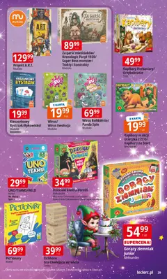 Pogląd oferty "E.Leclerc Gazetka - Elbląg zabawki" - ważna od 12.11.2025 | Strona: 28 | Produkty: Karta, Gra, Gry