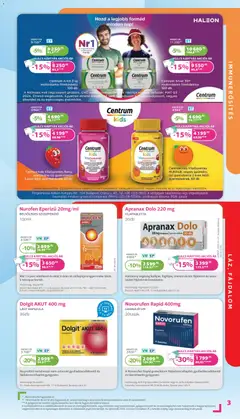 Kulcs Patika akciós újság - amely érvényes a következő dátumtól: 01.03.2026 | Oldal: 3