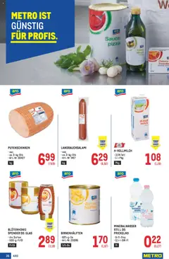 Metro angebote Profi gültig ab 24.07.2025 | Seite: 36 | Produkte: Milch, Pizza
