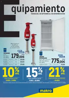 Vista previa Makro - Especial Equipamiento Península válido desde el 01.09.2025