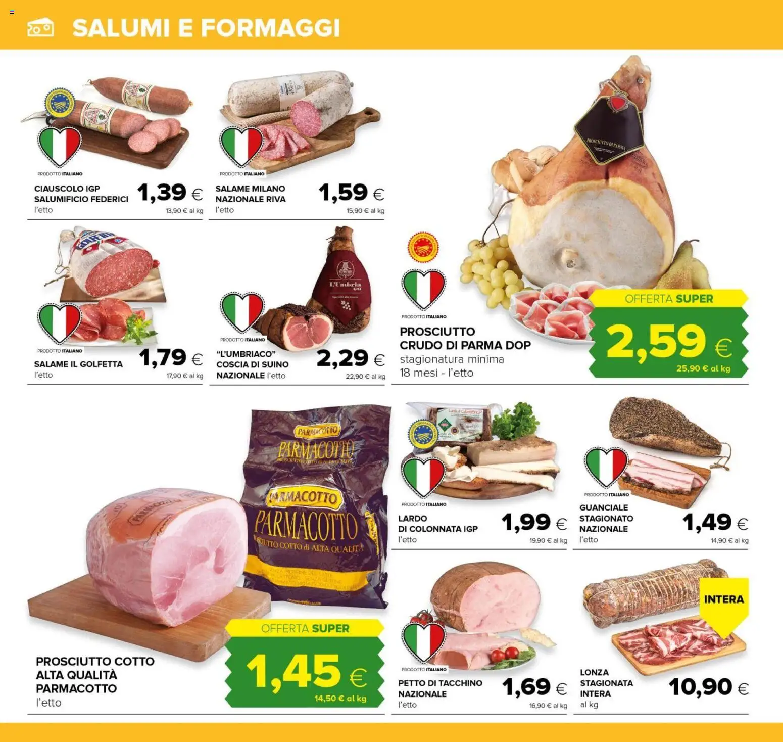 Volantino Oasi del 26.03.2026 | Pagina: 8 | Prodotti: Salame, Tacchino, Prosciutto, Guanciale