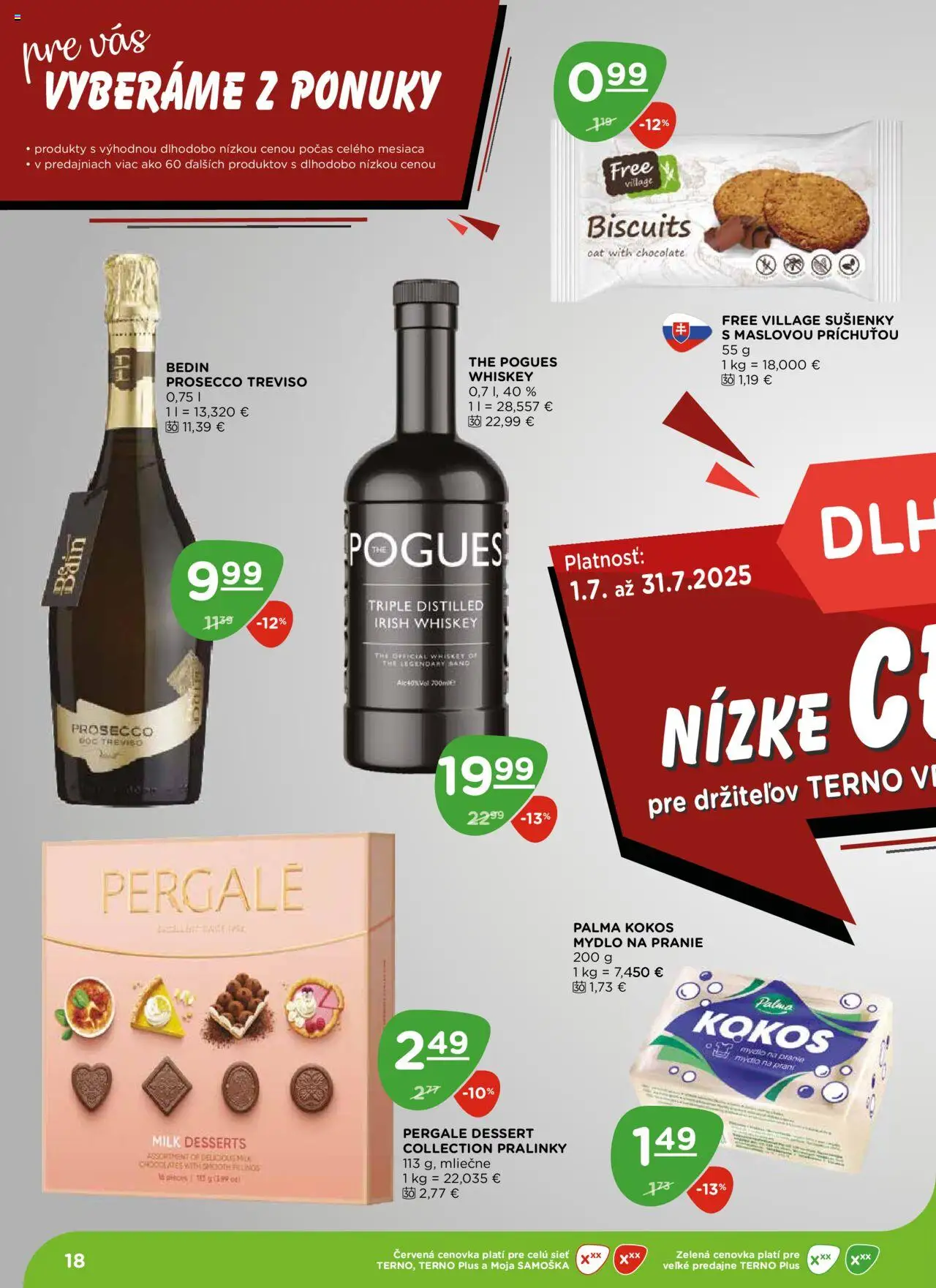Terno leták │ platný od 03.07.2025 | Strana: 18 | Produkty: Prosecco, Mydlo