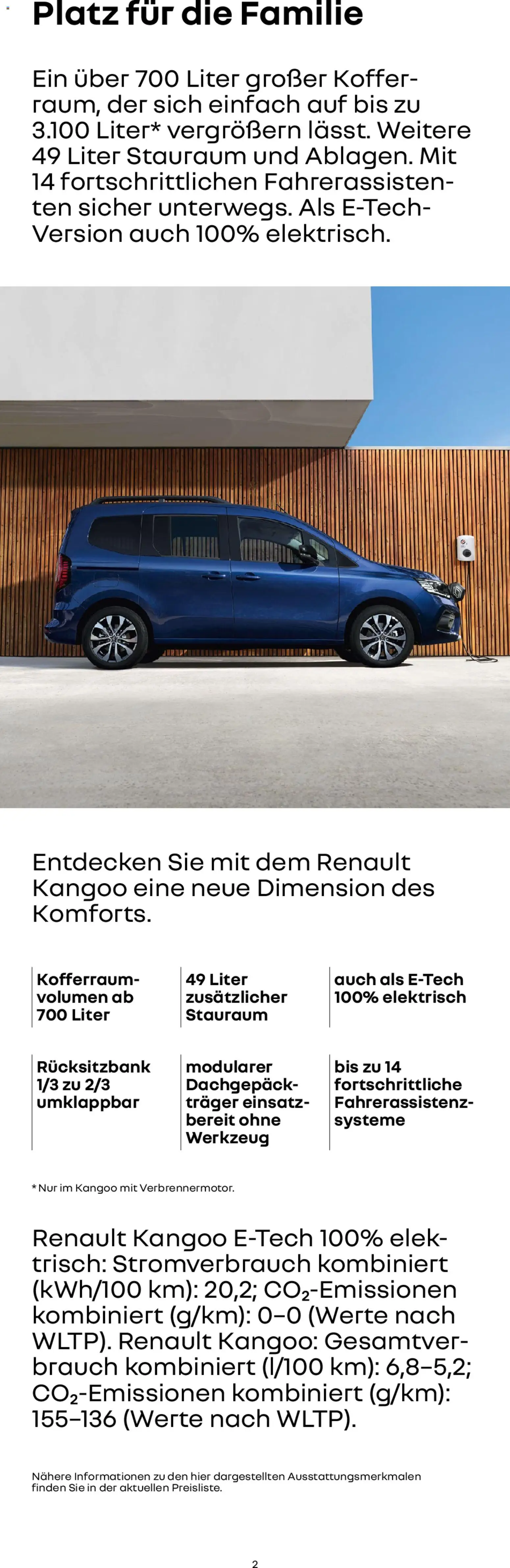 Renault Kangoo – gültig ab 14.01.2026 | Seite: 2 | Produkte: Koffer