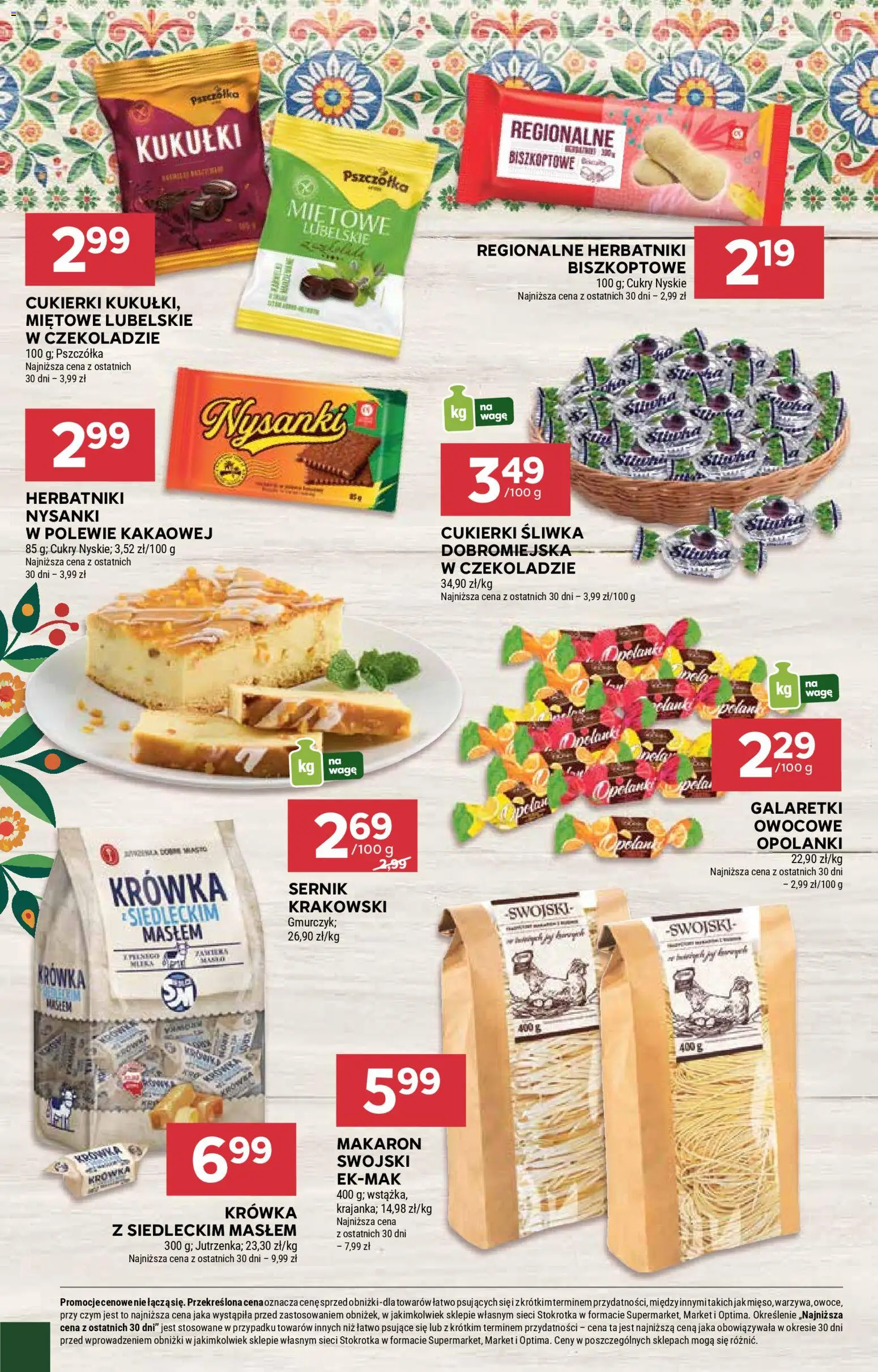 Stokrotka gazetka od 26.03.2026 | Strona: 28 | Produkty: Stokrotka, Krowka, Herbatniki, Makaron